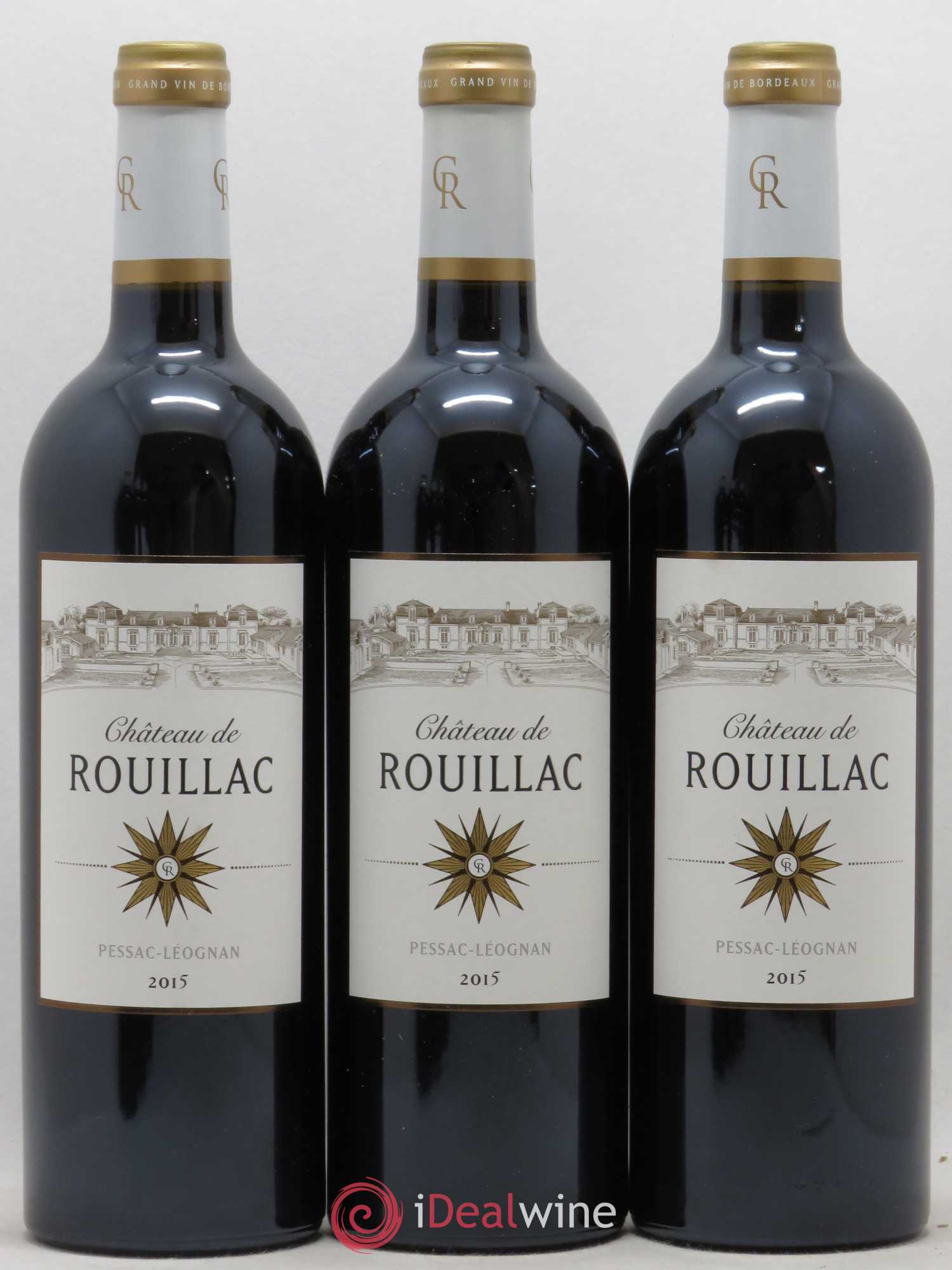 Château de Rouillac (sans prix de réserve) 2015 - Lot de 6 bouteilles - 2