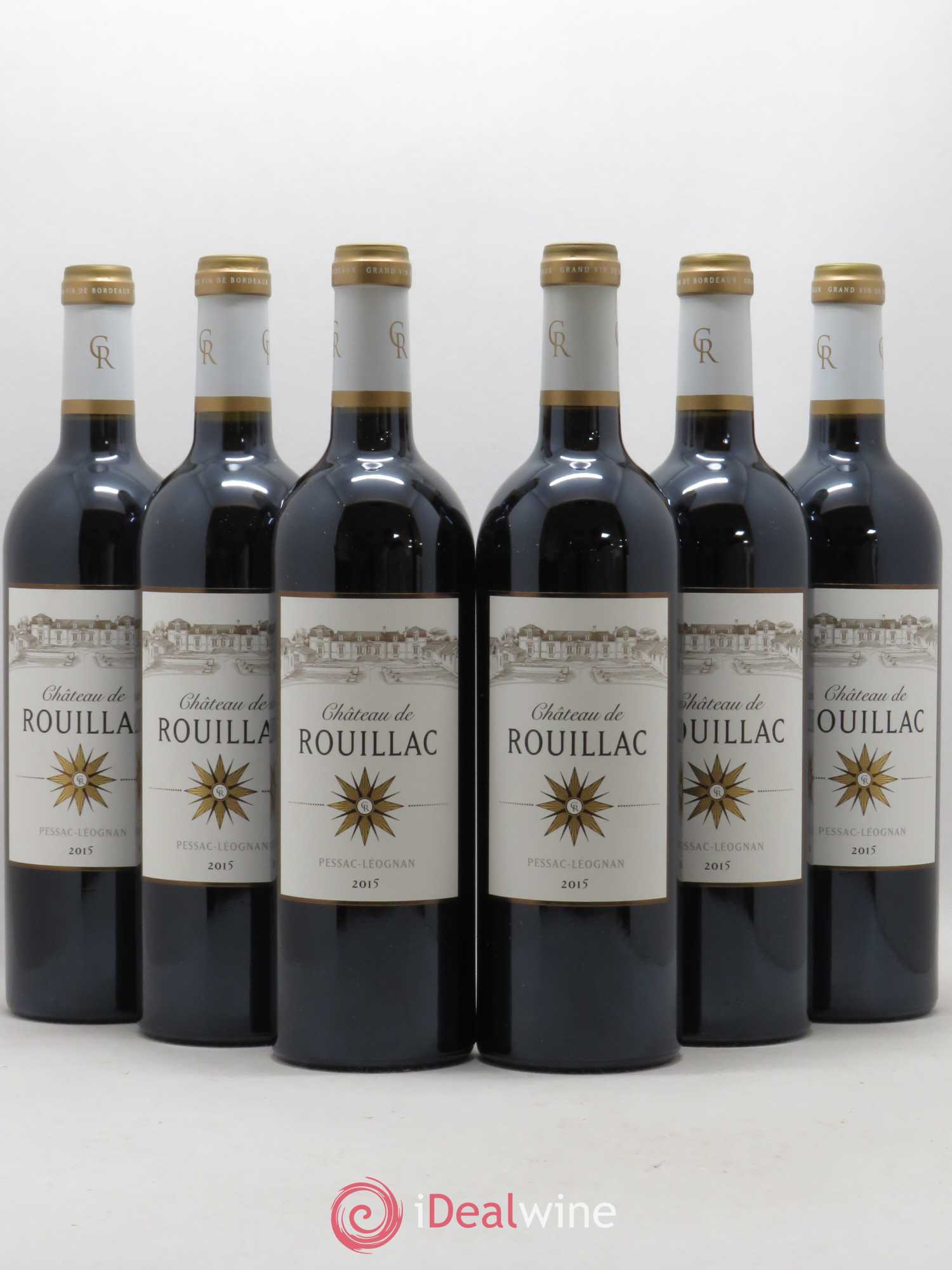Château de Rouillac (sans prix de réserve) 2015 - Lot de 6 bouteilles - 0