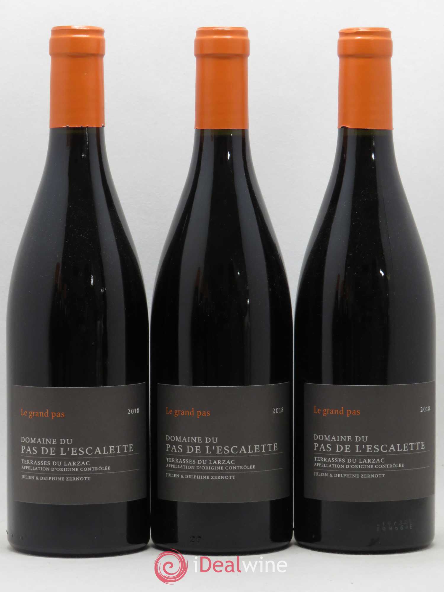 Terrasses du Larzac Le Grand Pas Pas de l'Escalette (sans prix de réserve) 2018 - Lot de 3 bouteilles - 0