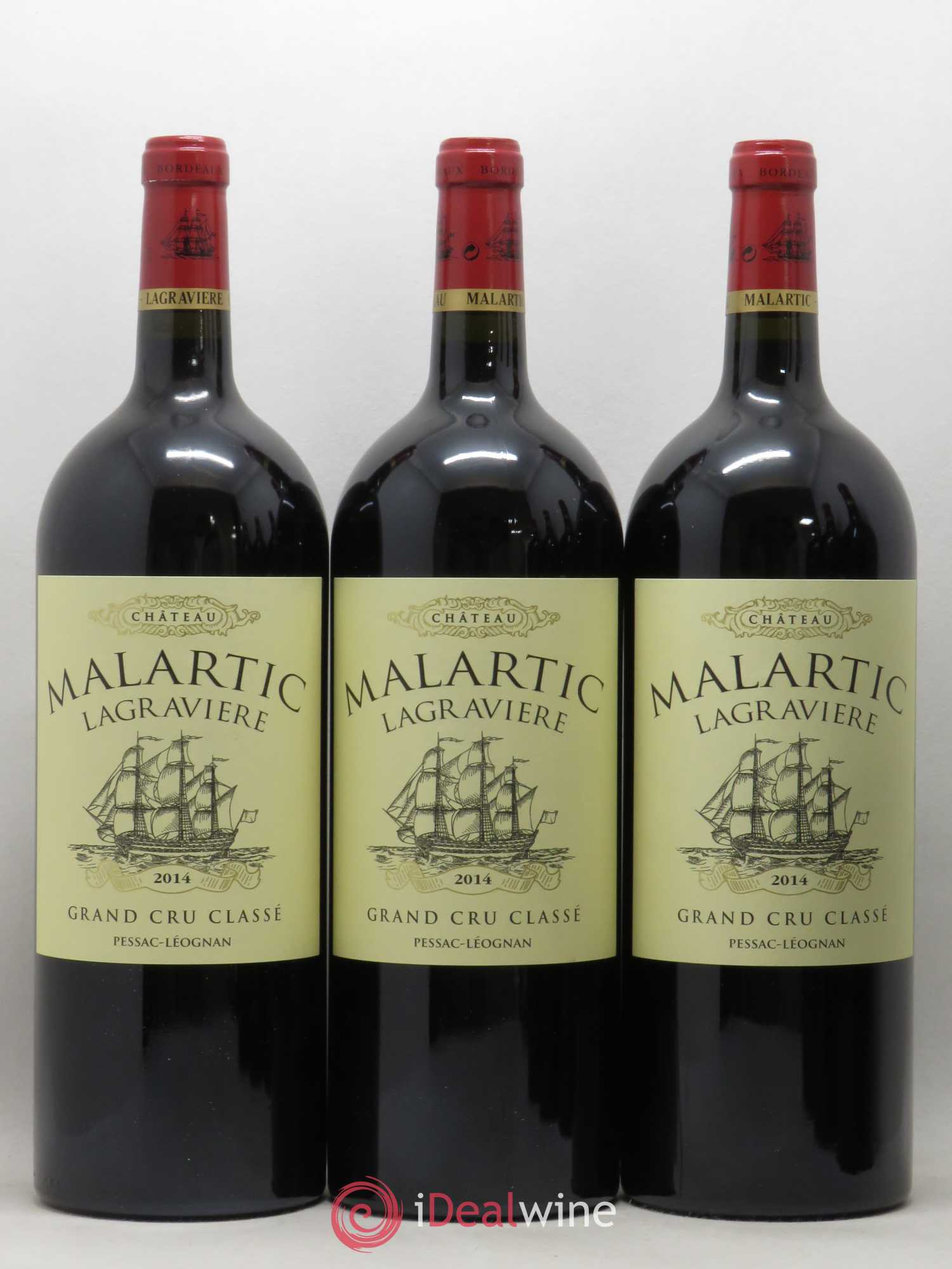 Château Malartic-Lagravière Cru Classé de Graves (sans prix de réserve) 2014 - Lot de 6 magnums - 1