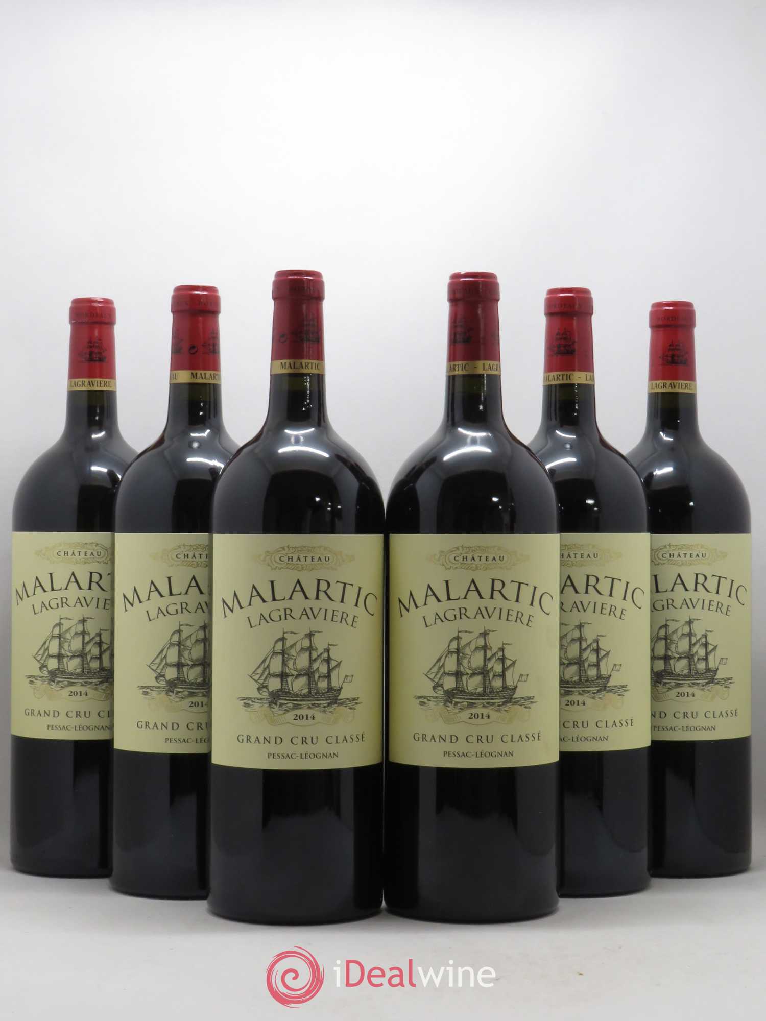 Château Malartic-Lagravière Cru Classé de Graves (sans prix de réserve) 2014 - Lot de 6 magnums - 0