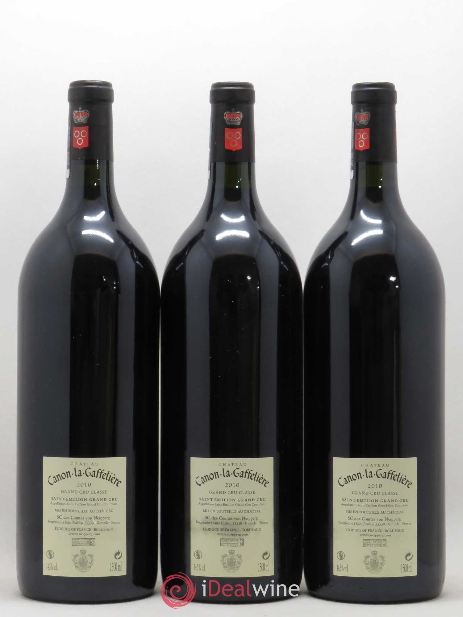 Château Canon la Gaffelière 1er Grand Cru Classé B (sans prix de réserve) 2010 - Lot de 6 magnums - 4