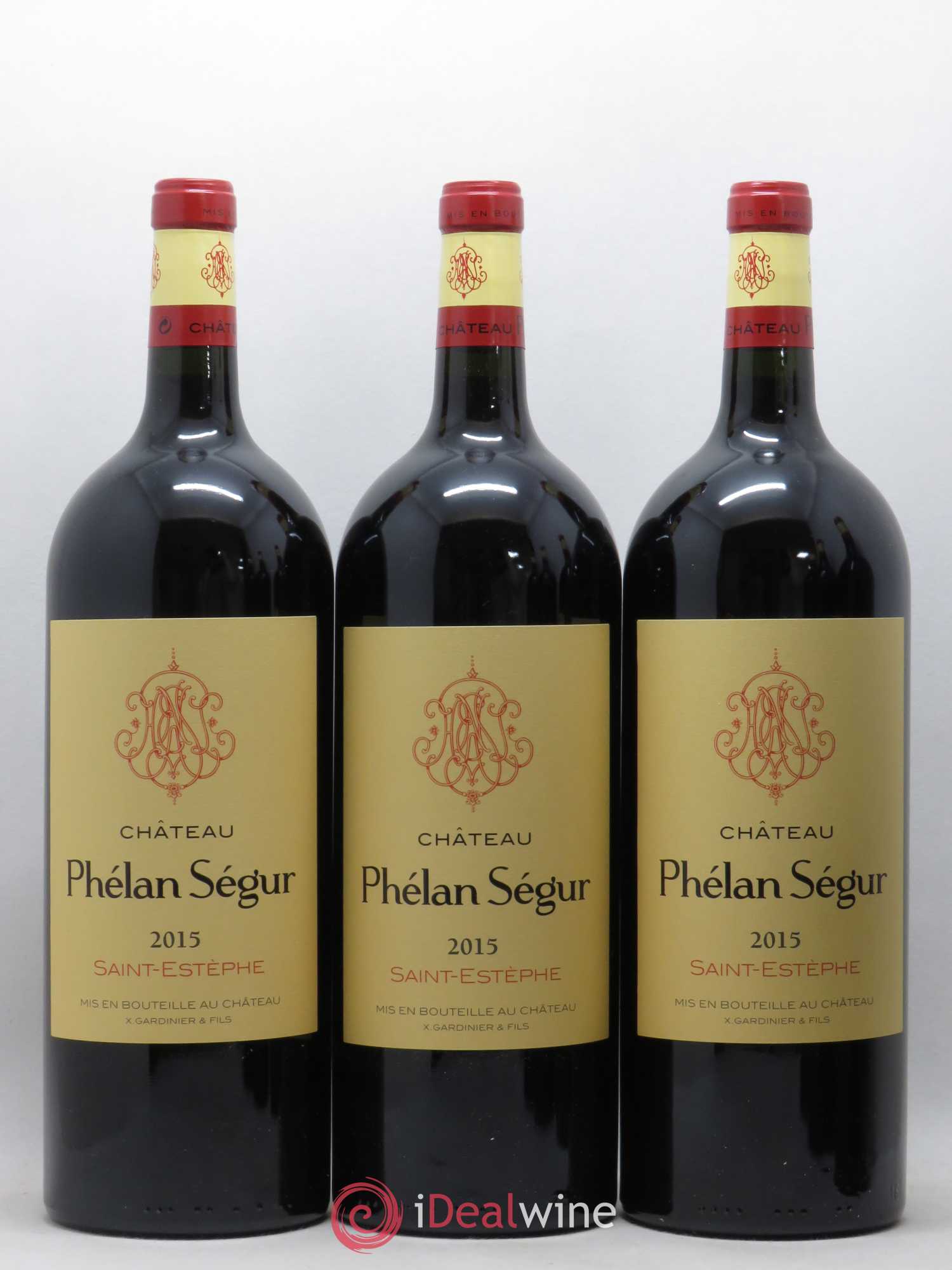 Château Phélan Ségur (sans prix de réserve) 2015 - Lot de 6 magnums - 1