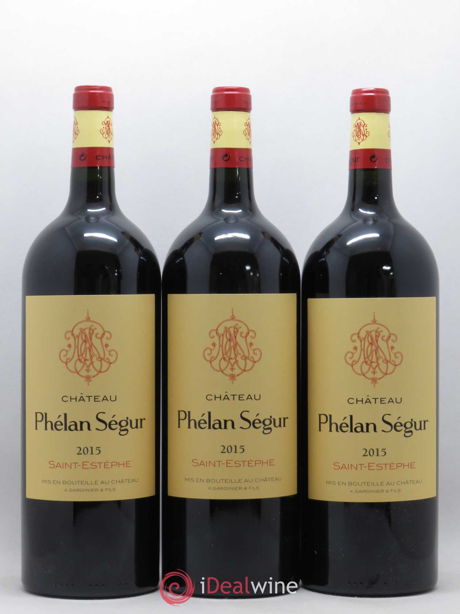 Château Phélan Ségur (sans prix de réserve) 2015 - Lot de 6 magnums - 2