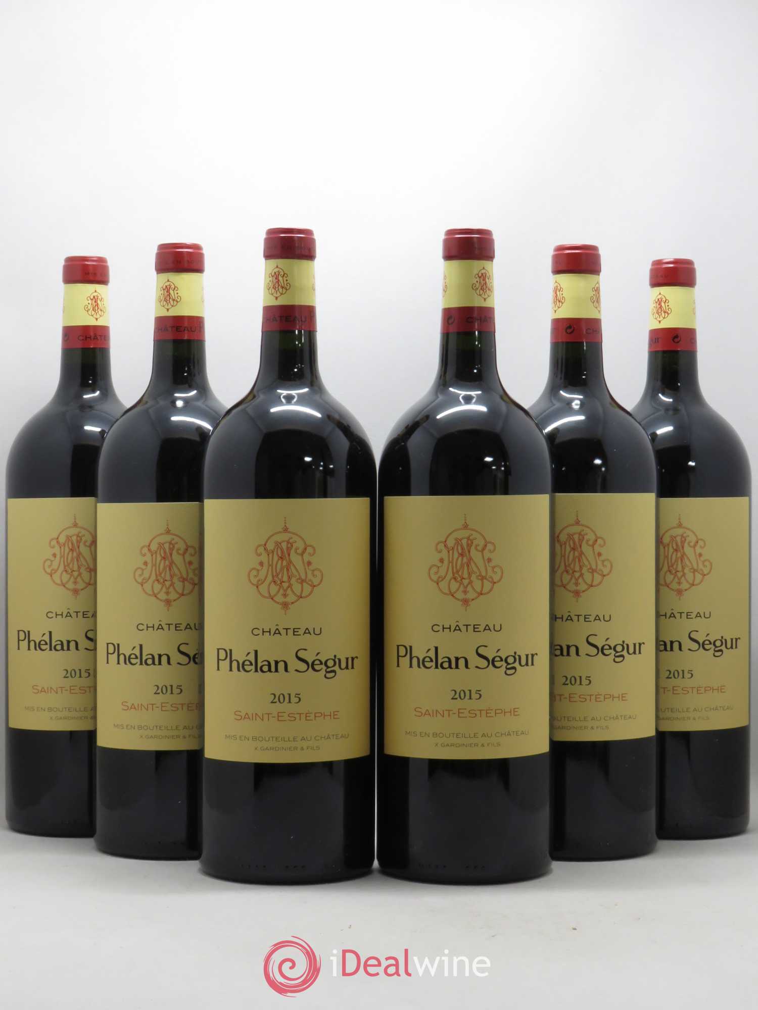 Château Phélan Ségur (sans prix de réserve) 2015 - Lot de 6 magnums - 0