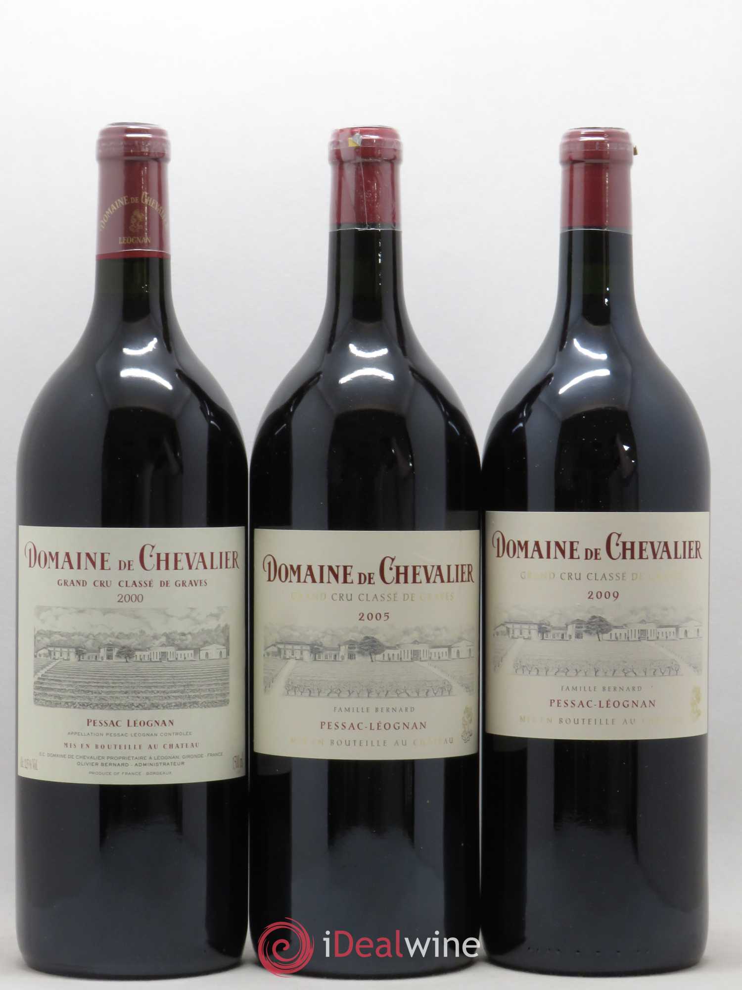 Domaine de Chevalier Cru Classé de Graves Verticale 2000 - 2005 - 2009 - 2010 - 2015 - 2016 (sans prix de réserve) - Posten von 6 Magnum - 3