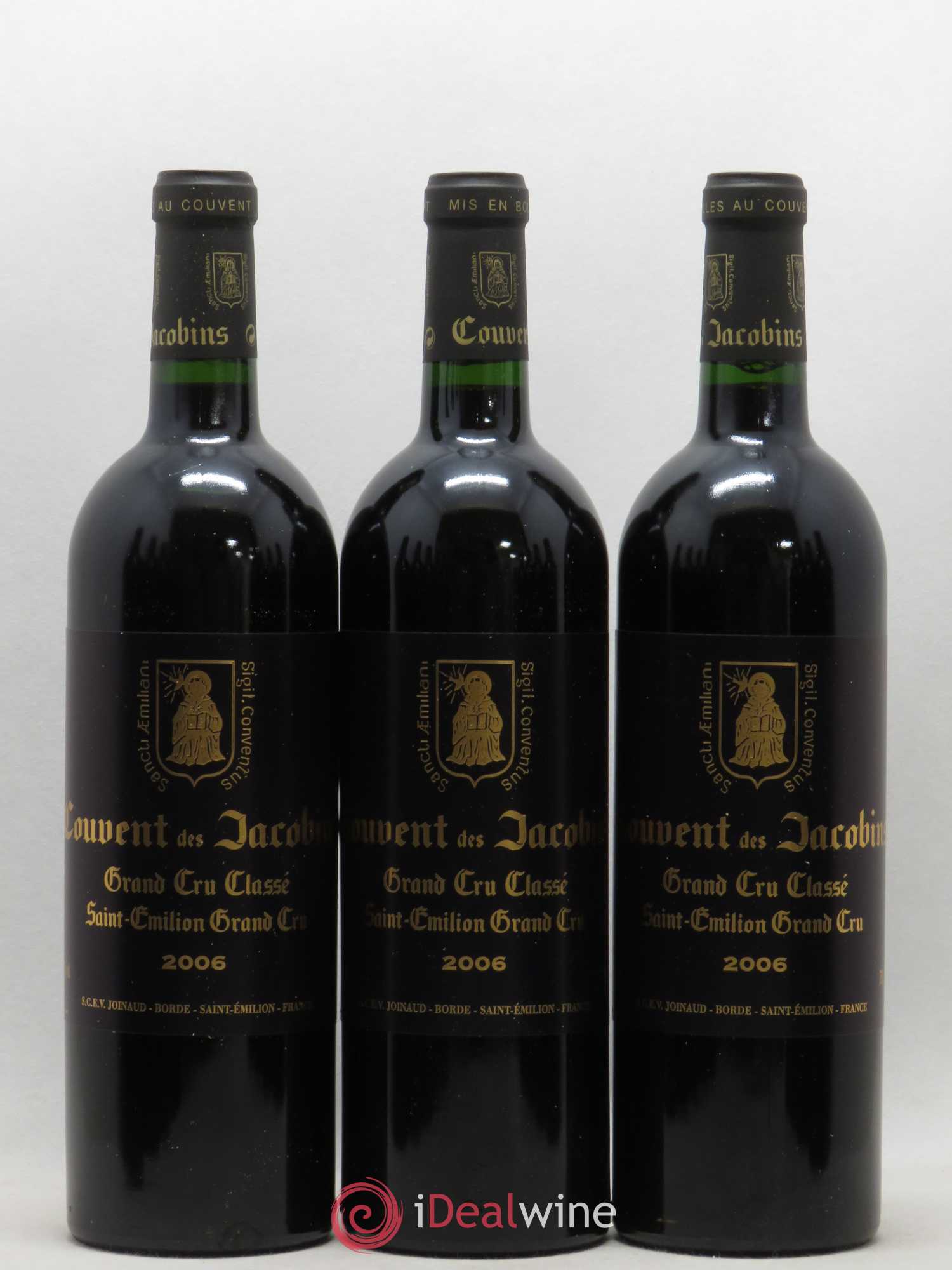 Château Couvent des Jacobins Grand Cru Classé (sans prix de réserve) 2006 - Lot de 12 bouteilles - 1