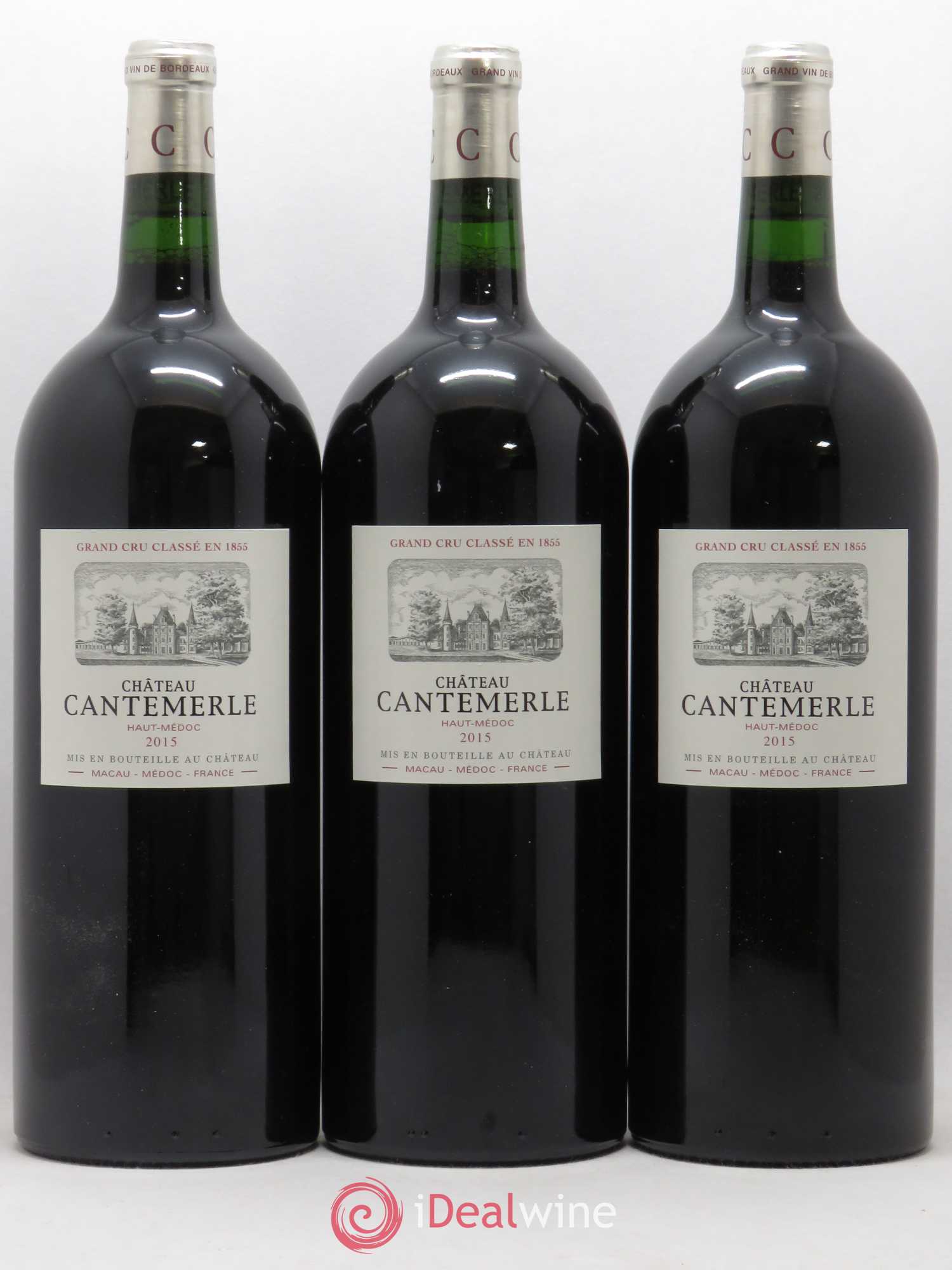 Château Cantemerle 5ème Grand Cru Classé (sans prix de réserve) 2015 - Lot de 3 magnums - 0
