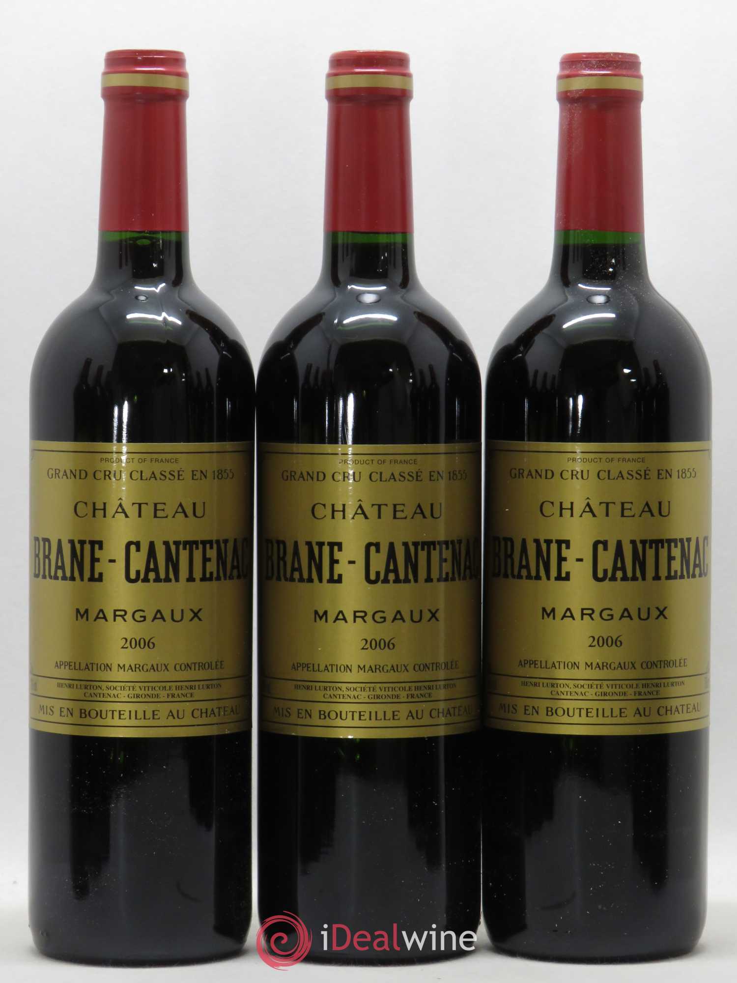 Château Brane Cantenac 2ème Grand Cru Classé  (sans prix de réserve) 2006 - Lot de 12 bouteilles - 3