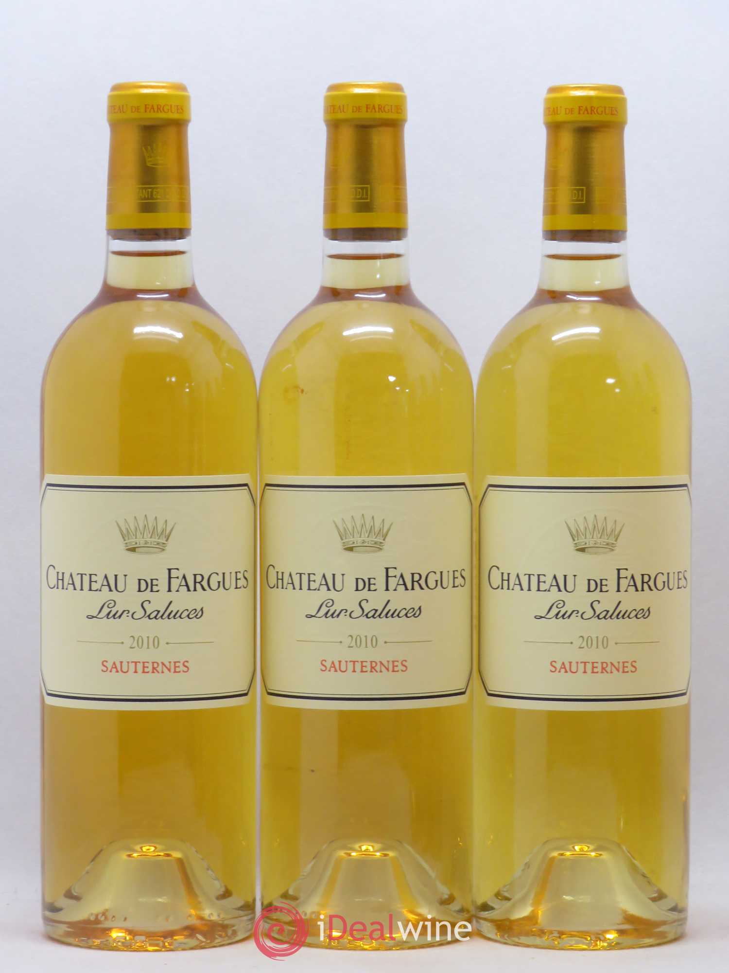 Château de Fargues (senza prezzo di riserva) 2010 - Lotto di 6 bottiglie - 1