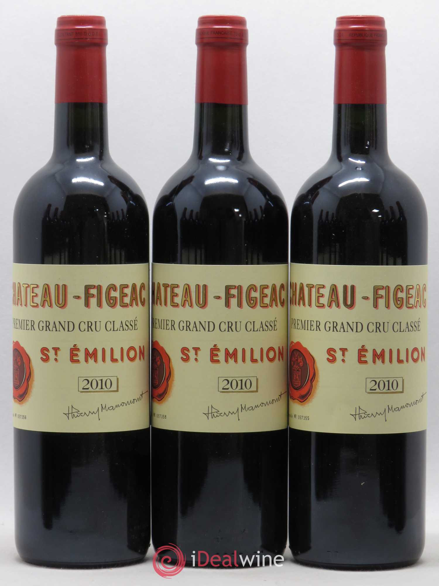 Château Figeac 1er Grand Cru Classé A (sans prix de réserve) 2010 - Lot de 12 bouteilles - 1