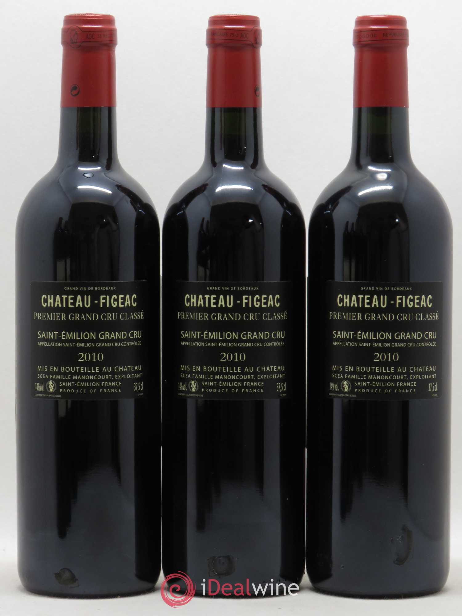 Château Figeac 1er Grand Cru Classé A (sans prix de réserve) 2010 - Lot de 12 bouteilles - 6
