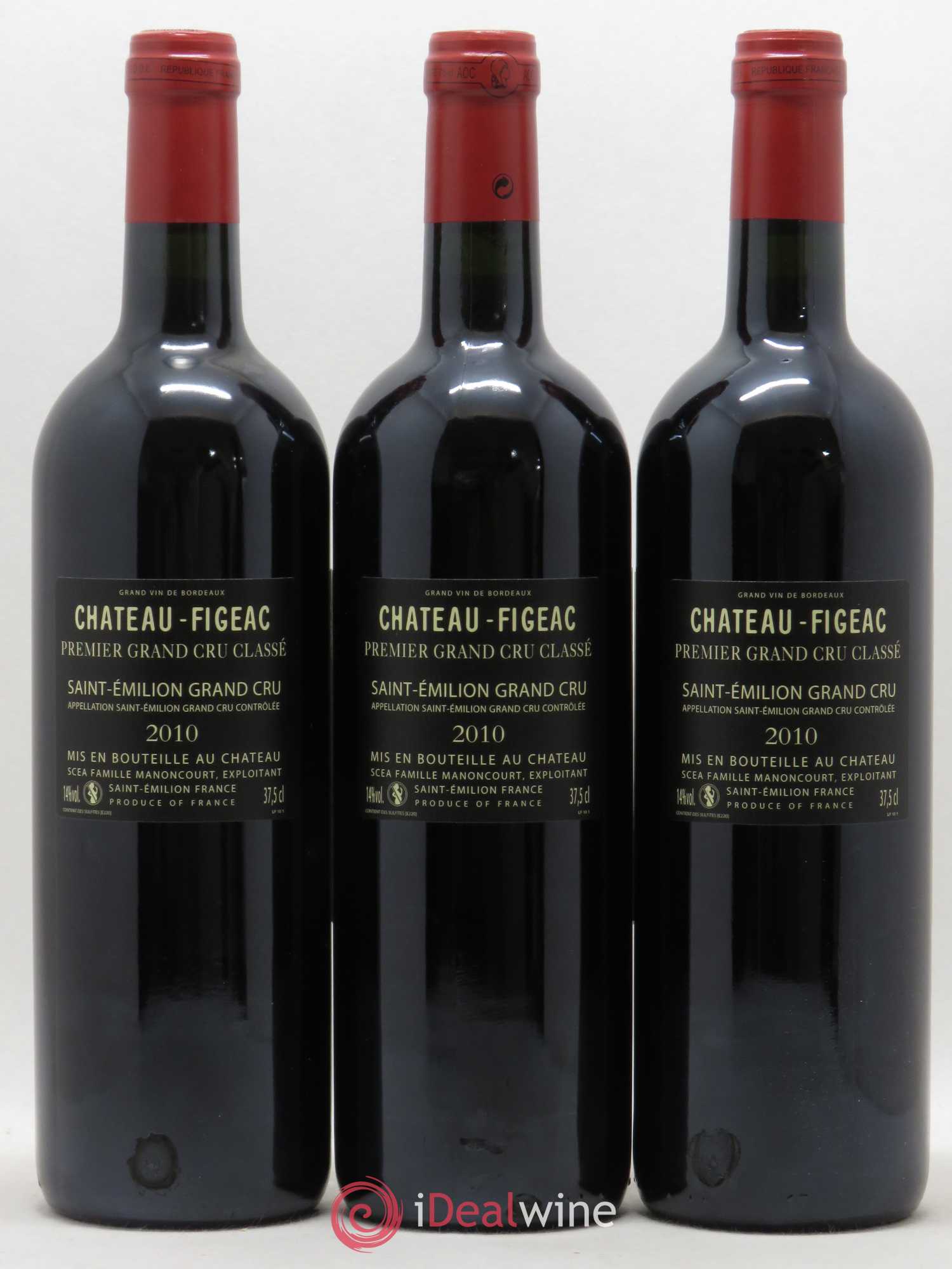 Château Figeac 1er Grand Cru Classé A (sans prix de réserve) 2010 - Lot de 12 bouteilles - 8