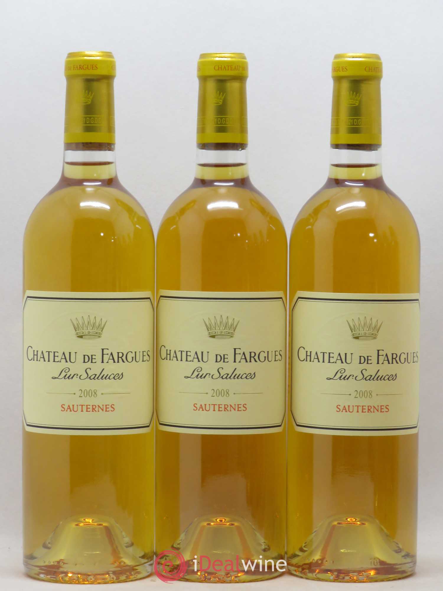 Château de Fargues (senza prezzo di riserva) 2008 - Lotto di 6 bottiglie - 1