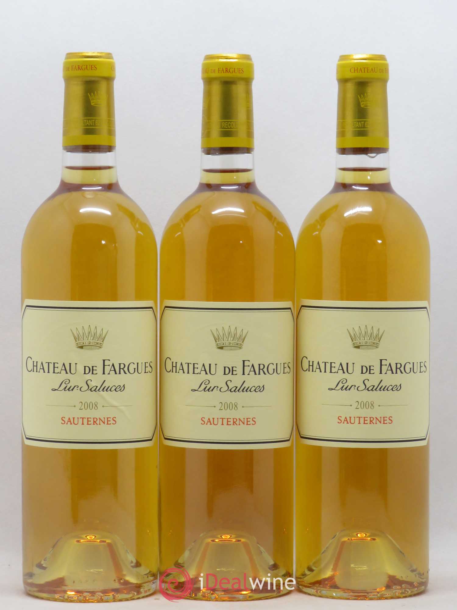 Château de Fargues (senza prezzo di riserva) 2008 - Lotto di 6 bottiglie - 2
