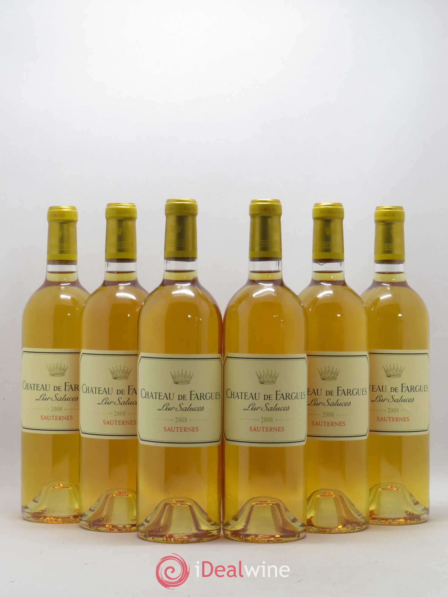 Château de Fargues (senza prezzo di riserva) 2008 - Lotto di 6 bottiglie - 0