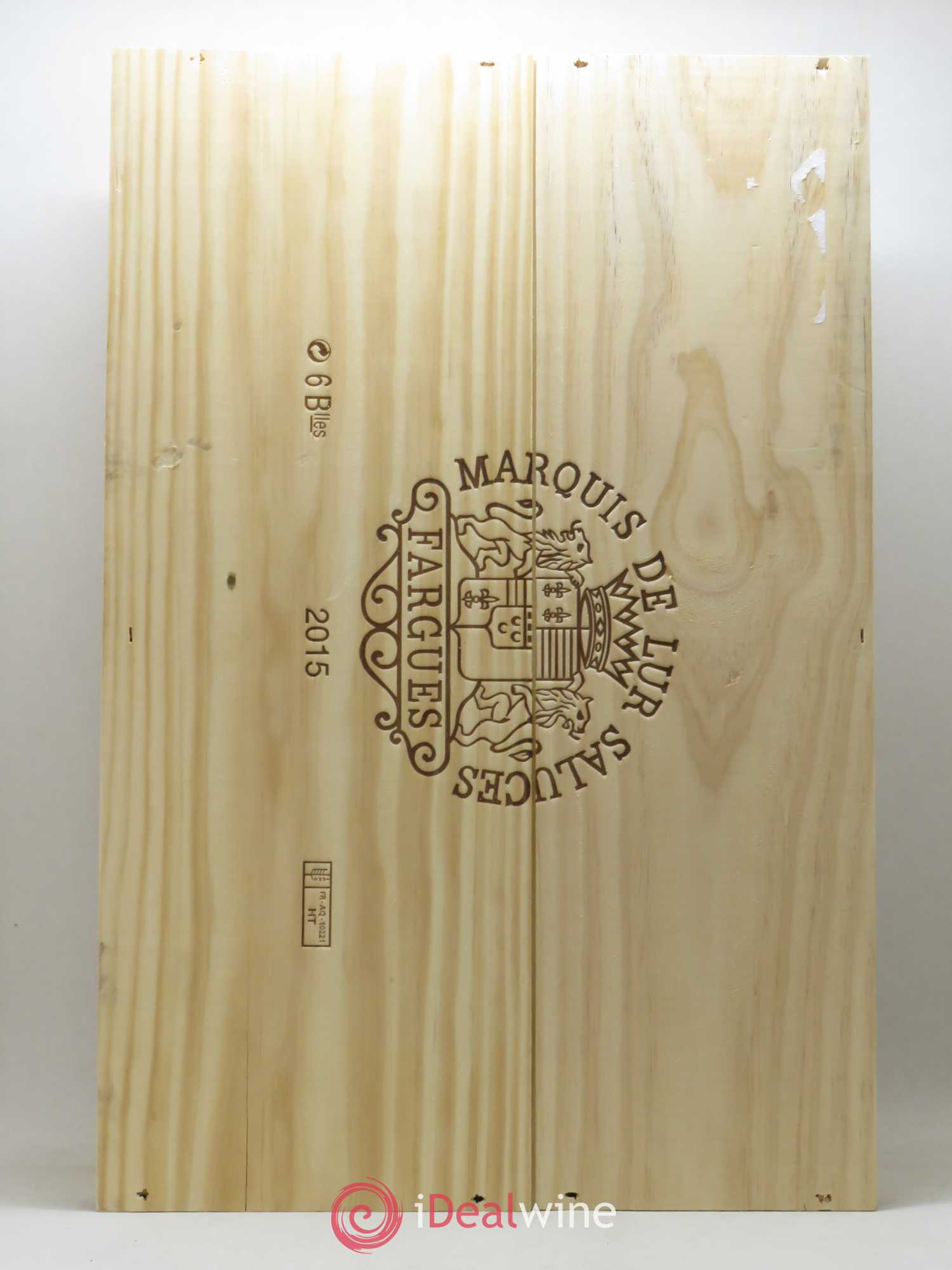 Château de Fargues (sans prix de réserve) 2015 - Lot de 6 bouteilles - 3