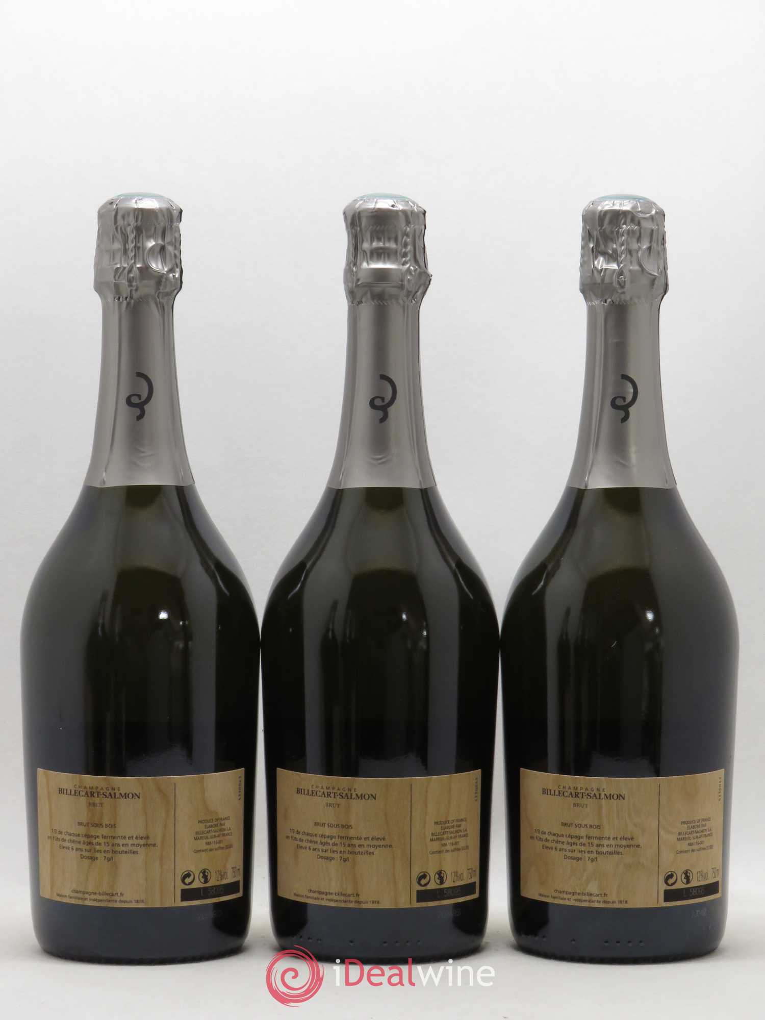Brut sous Bois Billecart-Salmon  (sans prix de réserve) - Lot de 6 bouteilles - 4