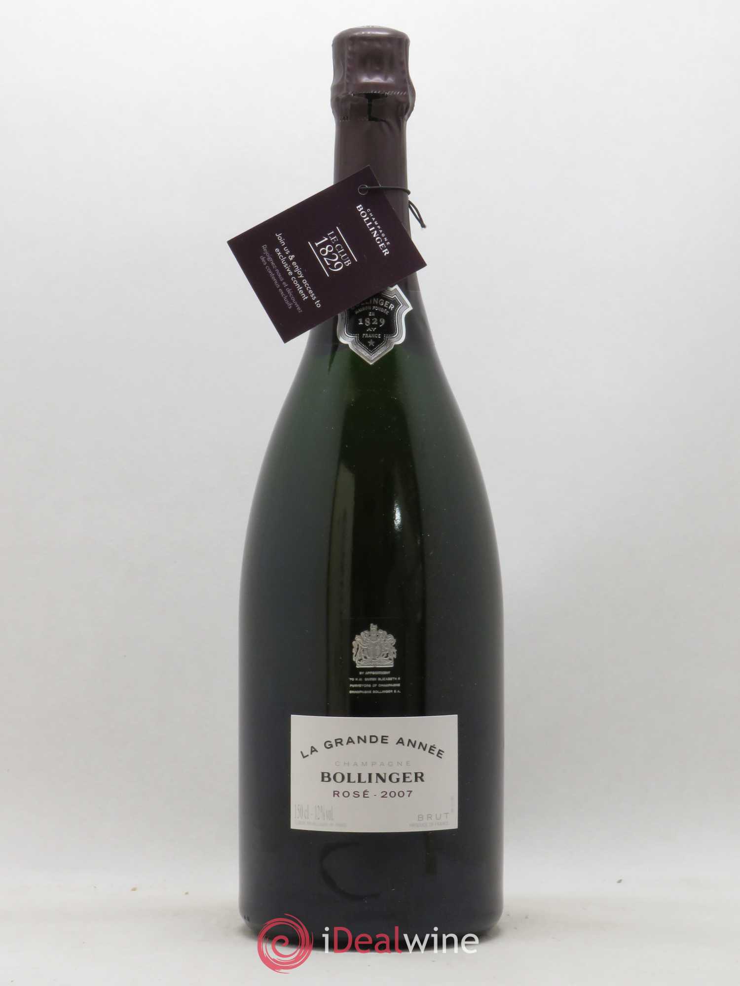 Grande Année Brut Bollinger  (sans prix de réserve) 2007 - Lot de 1 magnum - 1