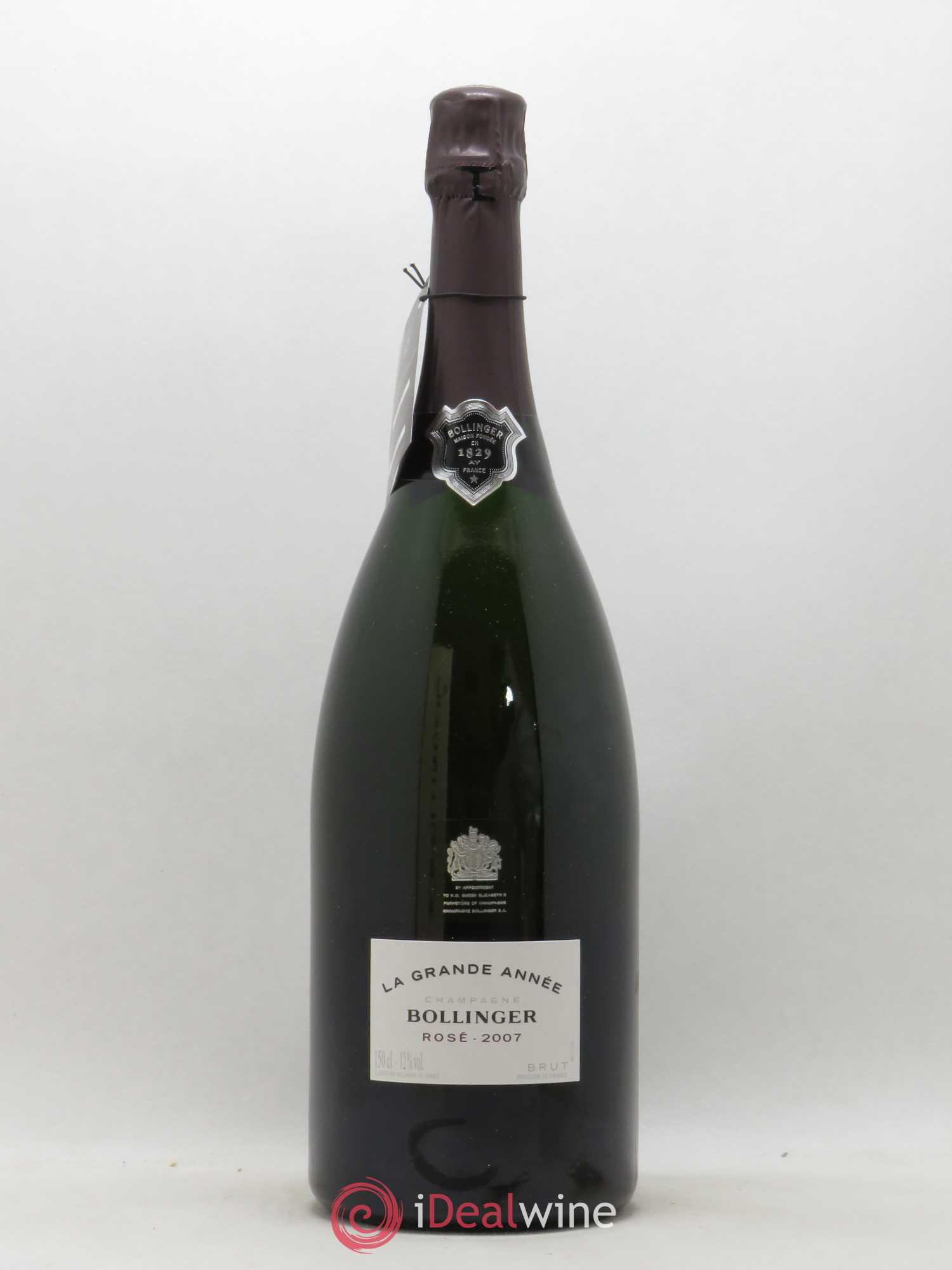 Grande Année Brut Bollinger (sans prix de réserve) 2007 - Lot de 1 magnum - 1