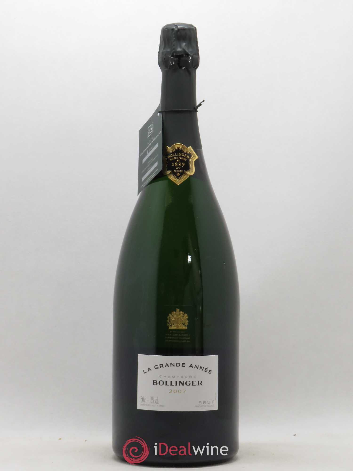 La Grande Année Brut Bollinger (sans prix de réserve) 2007 - Lot de 1 magnum - 1