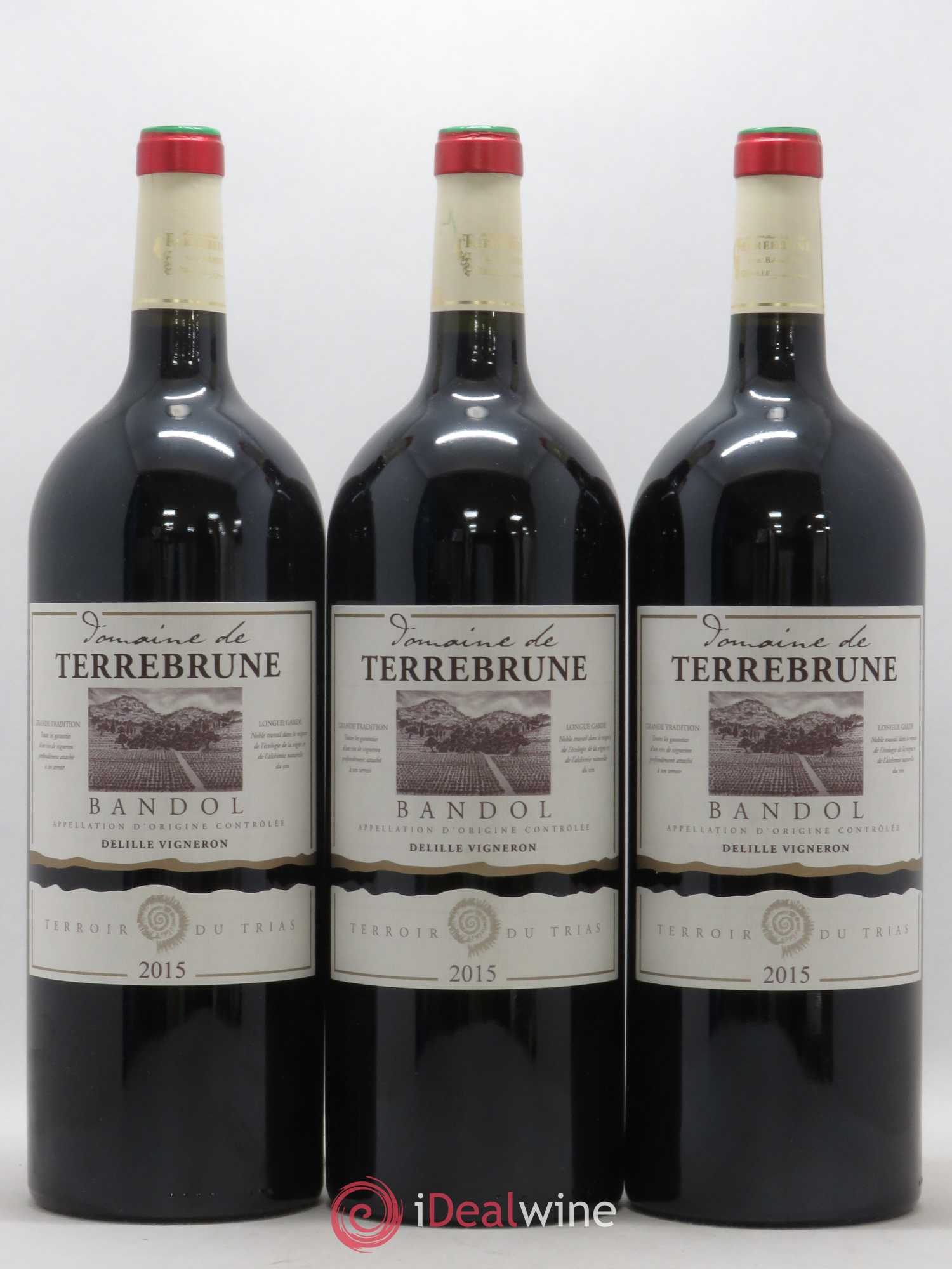 Bandol Terrebrune (Domaine de) (sans prix de réserve) 2015 - Lot de 3 magnums - 0