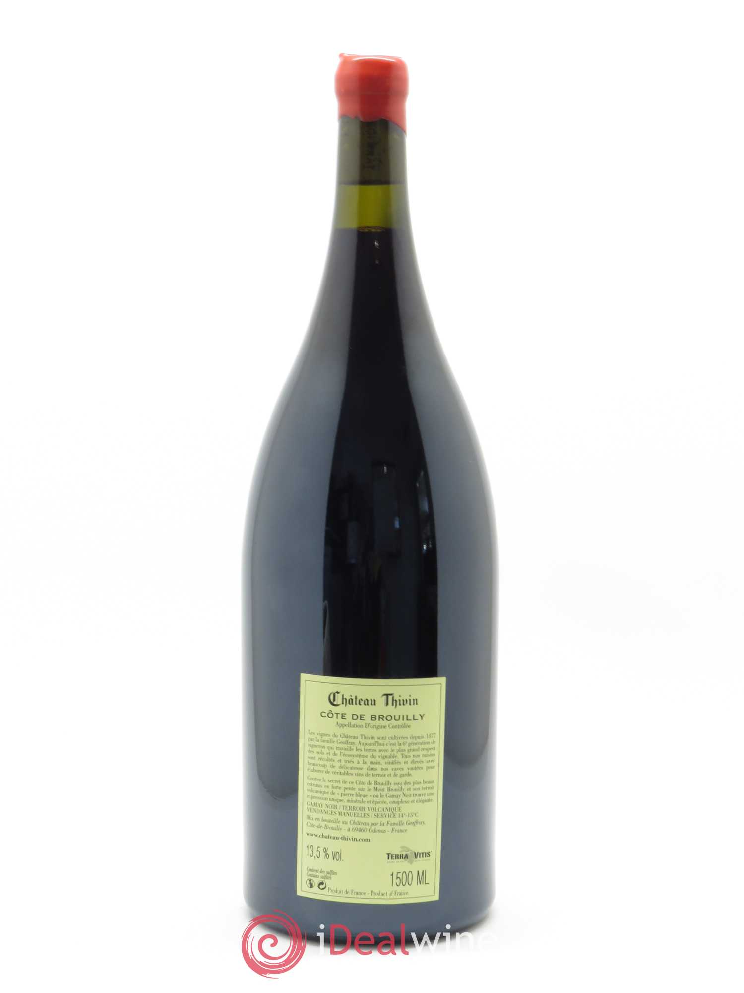 Côte de Brouilly Cuvée La Chapelle Château Thivin (sans prix de réserve) 2018 - Lot de 1 magnum - 1