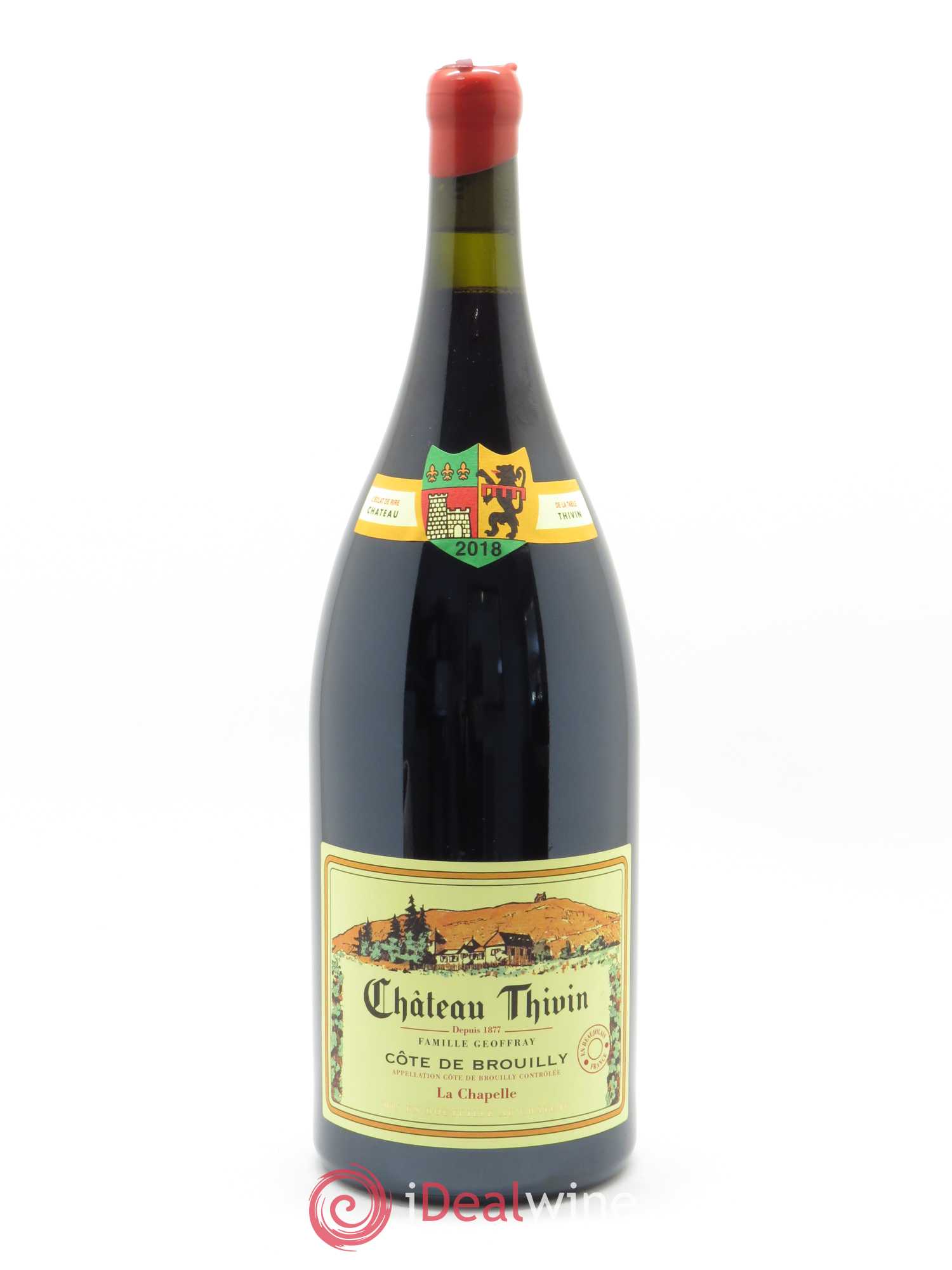 Côte de Brouilly Cuvée La Chapelle Château Thivin (sans prix de réserve) 2018 - Lot de 1 magnum - 0