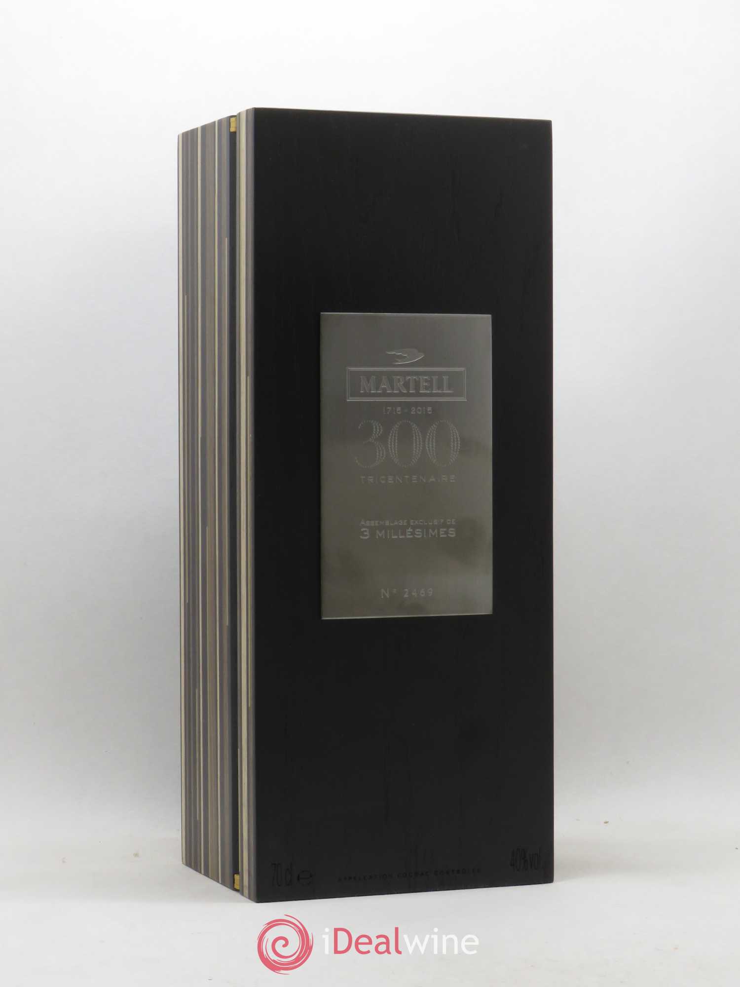 Cognac Tricentenaire Assemblage exclusif de 3 millésimes Martell (sans prix de réserve) - Lot de 1 bouteille - 5