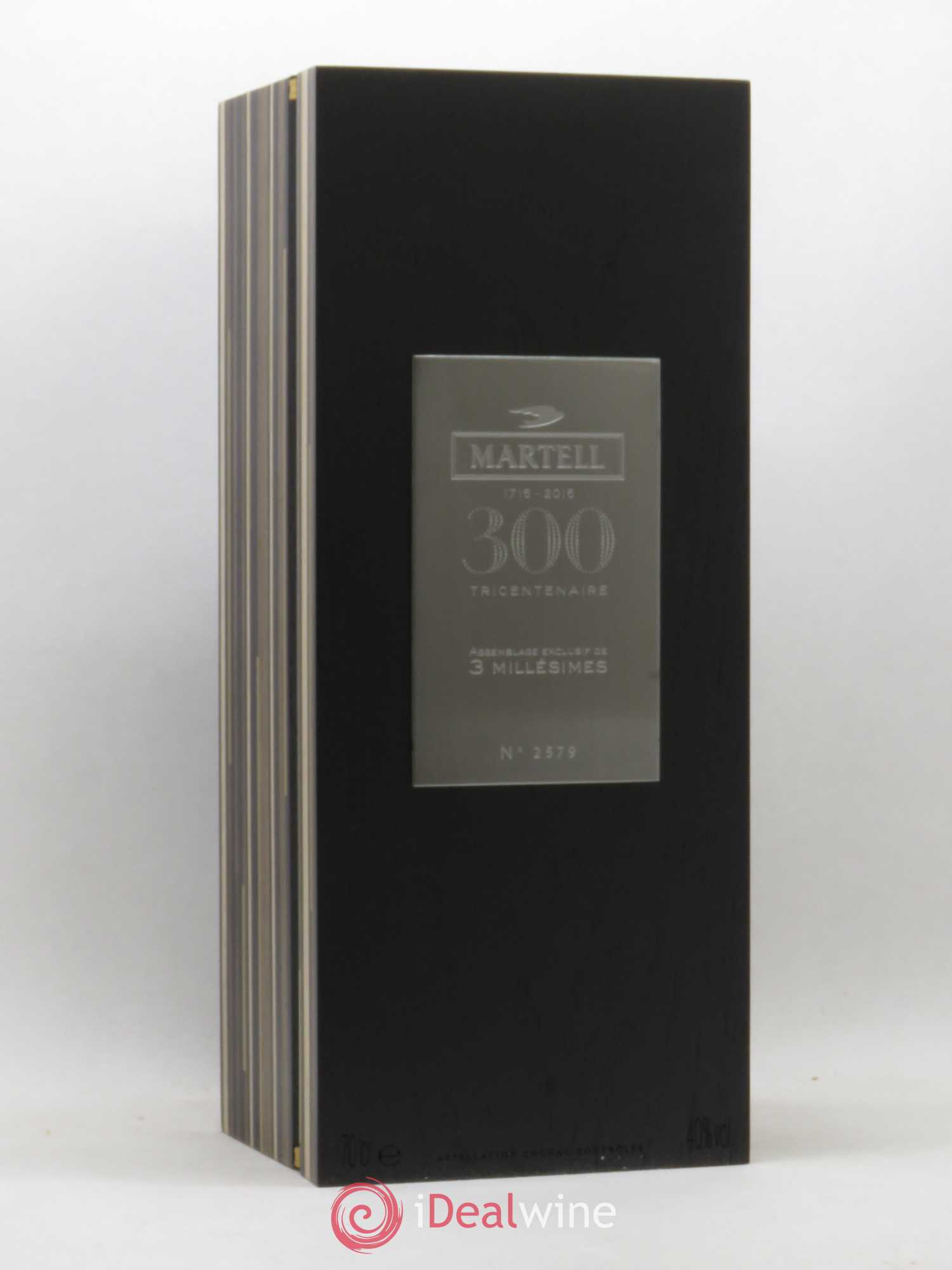 Cognac Tricentenaire Assemblage exclusif de 3 millésimes Martell  (sans prix de réserve) - Lot de 1 bouteille - 5