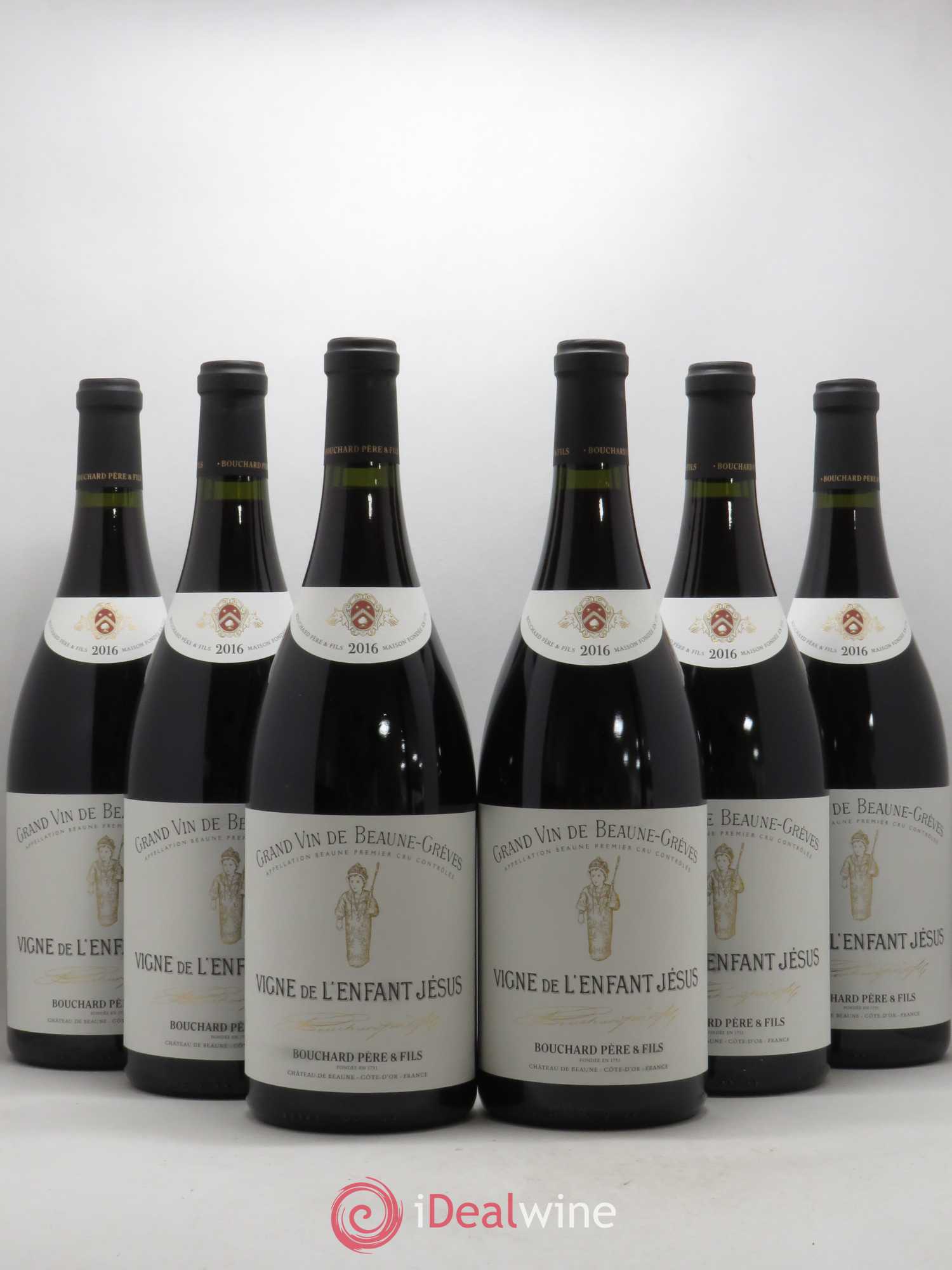 Beaune 1er Cru Grèves - Vigne de l'Enfant Jésus Bouchard Père & Fils (sans prix de réserve) 2016 - Lot de 6 magnums - 0