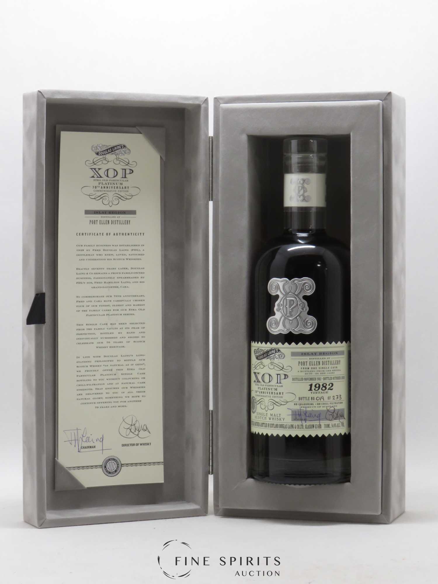 Port Ellen 35 years 1982 Douglas Laing XOP Platinium 70th Anniversary Commemorative Edition - Lot de 1 bouteille - 4
