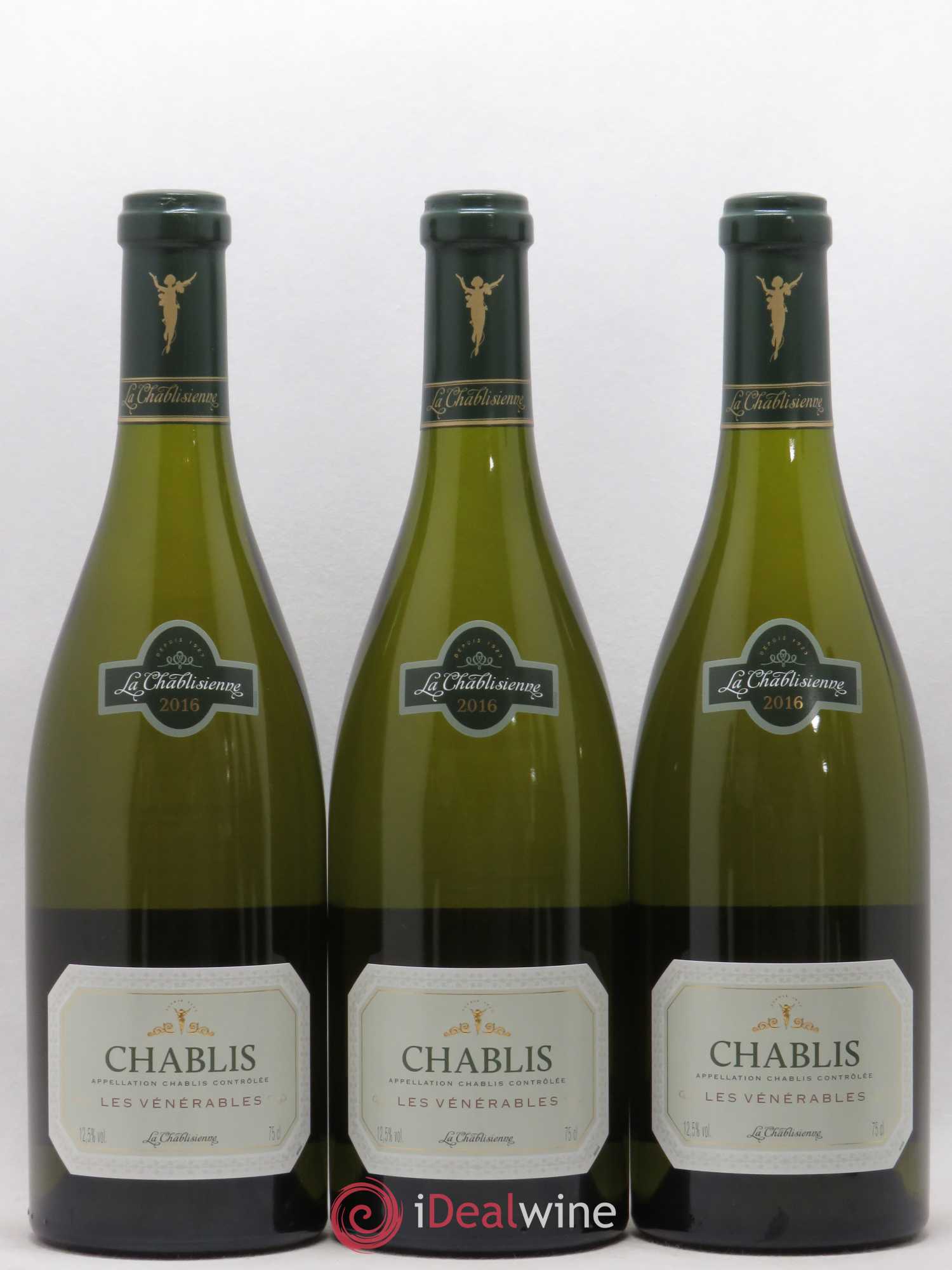 Chablis Les Vénérables La Chablisienne (sans prix de réserve) 2016 - Lot de 12 bouteilles - 2