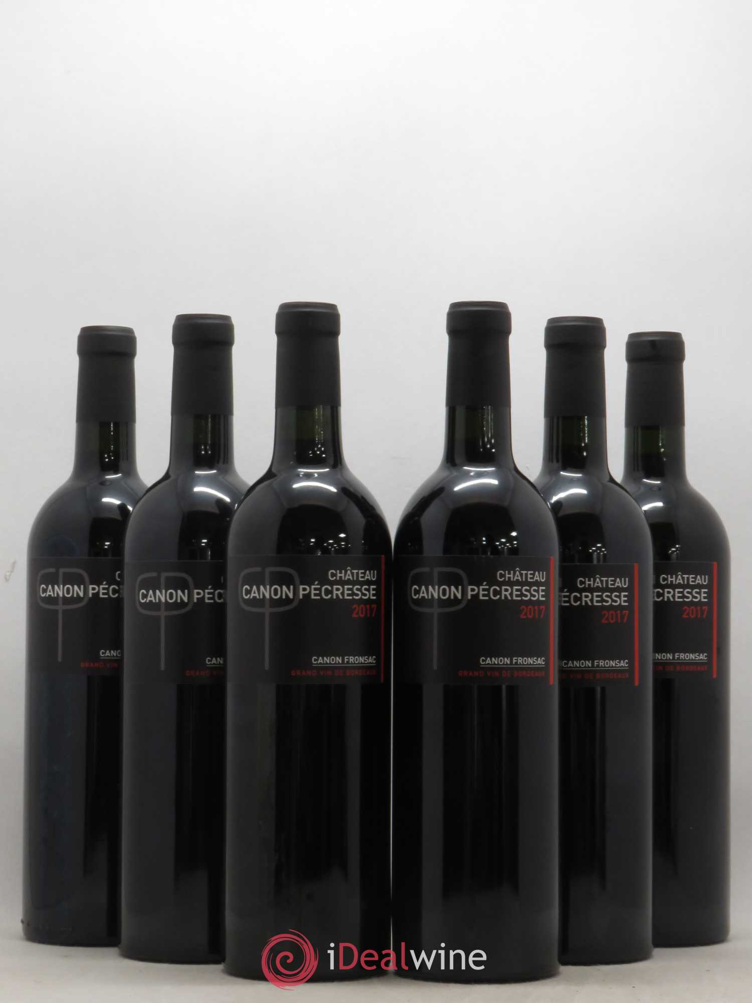 Château Canon Pécresse (sans prix de réserve) 2017 - Lot de 6 bouteilles - 0