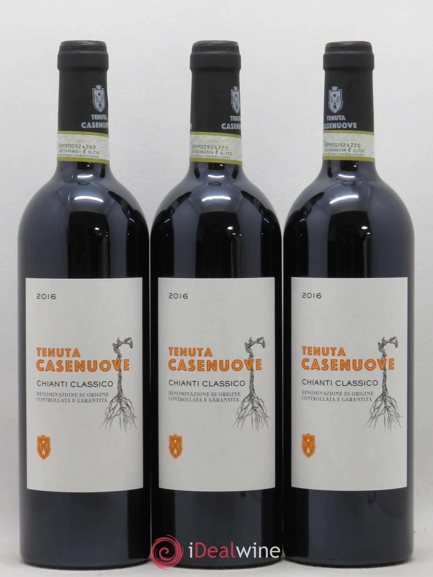 Chianti Classico Tenuta Casenuove (sans prix de réserve) 2016 - Lot de 3 bouteilles - 0