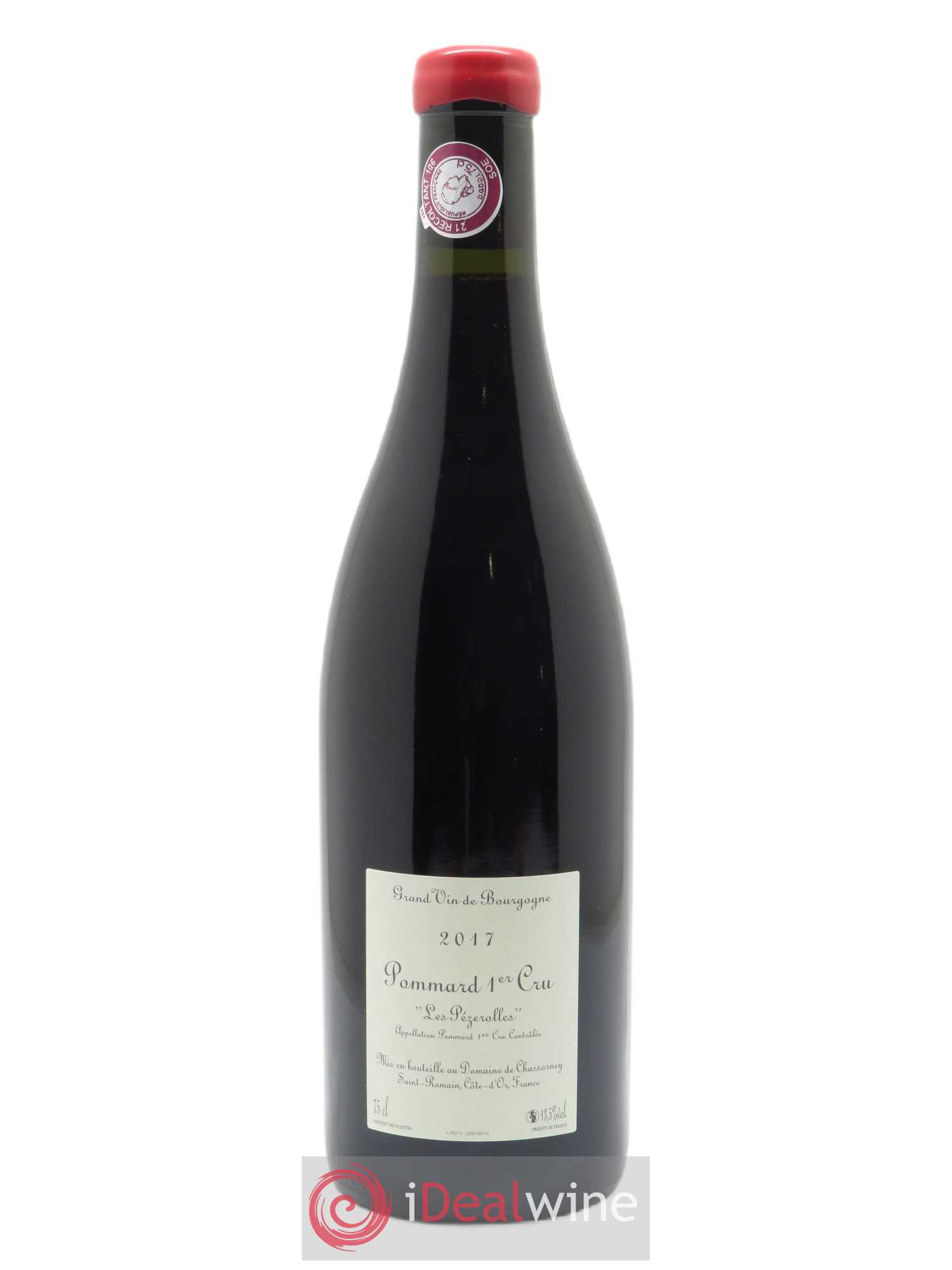 Pommard 1er Cru Les Pezerolles Domaine de Chassorney - Frédéric Cossard 2017 - Lot de 1 bouteille - 1