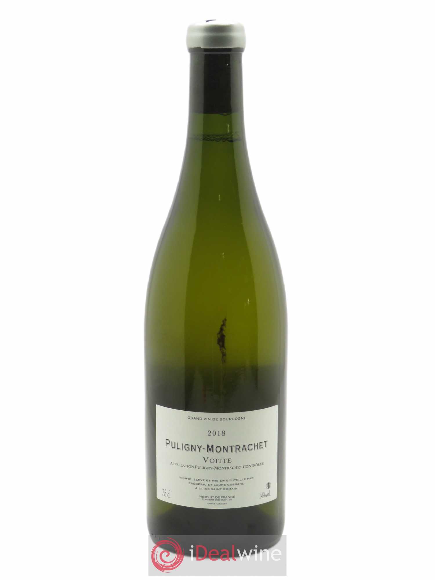 Puligny-Montrachet Voitte Domaine de Chassorney - Frédéric Cossard 2018 - Lot de 1 bouteille - 1