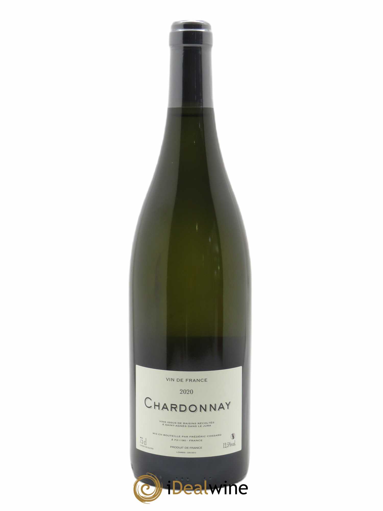 Vin de France Chardonnay Frédéric Cossard 2020 - Lot de 1 bouteille - 1