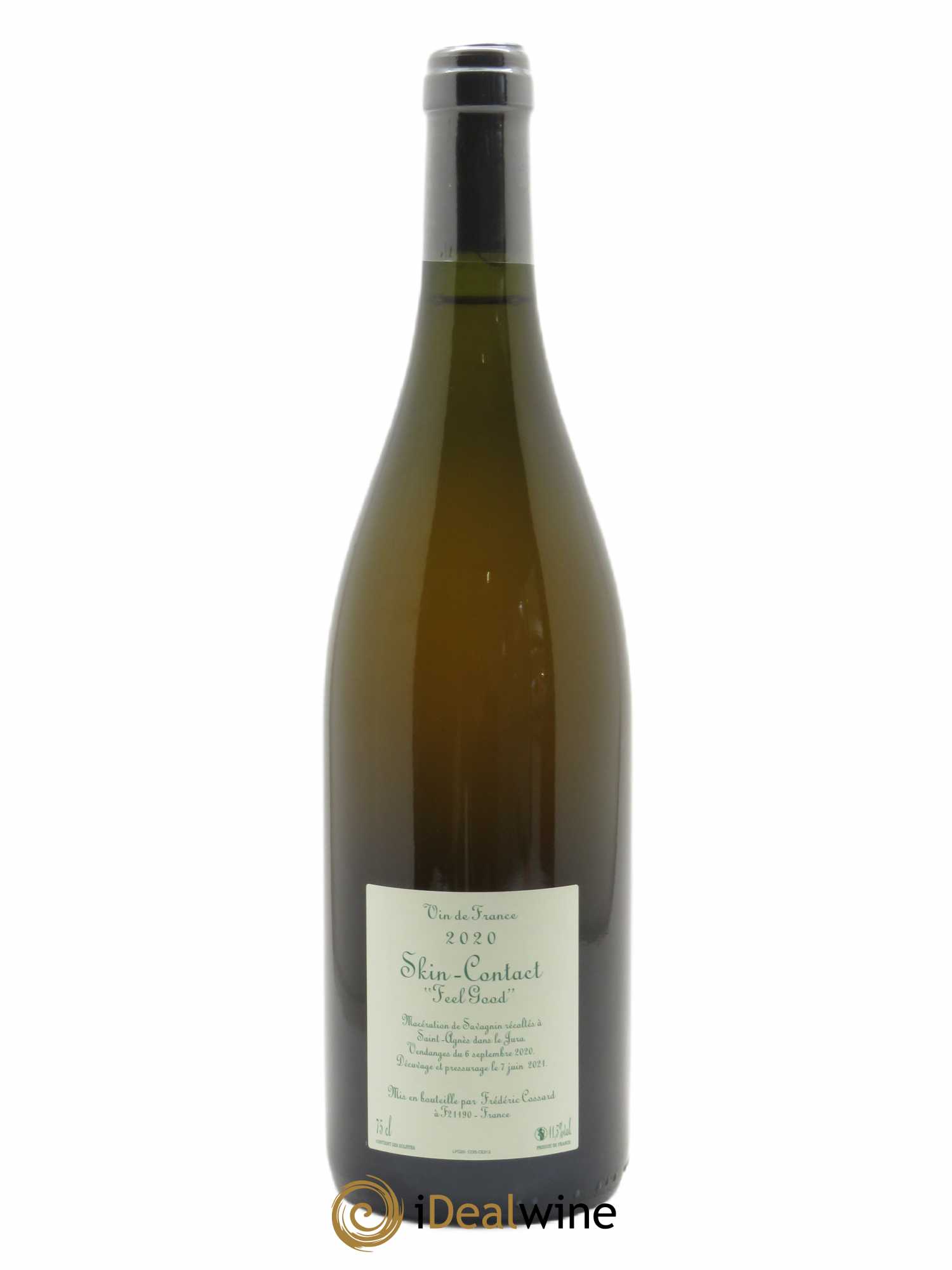 Vin de France Skin contact feel good Frédéric Cossard 2020 - Lot of 1 bottle - 1