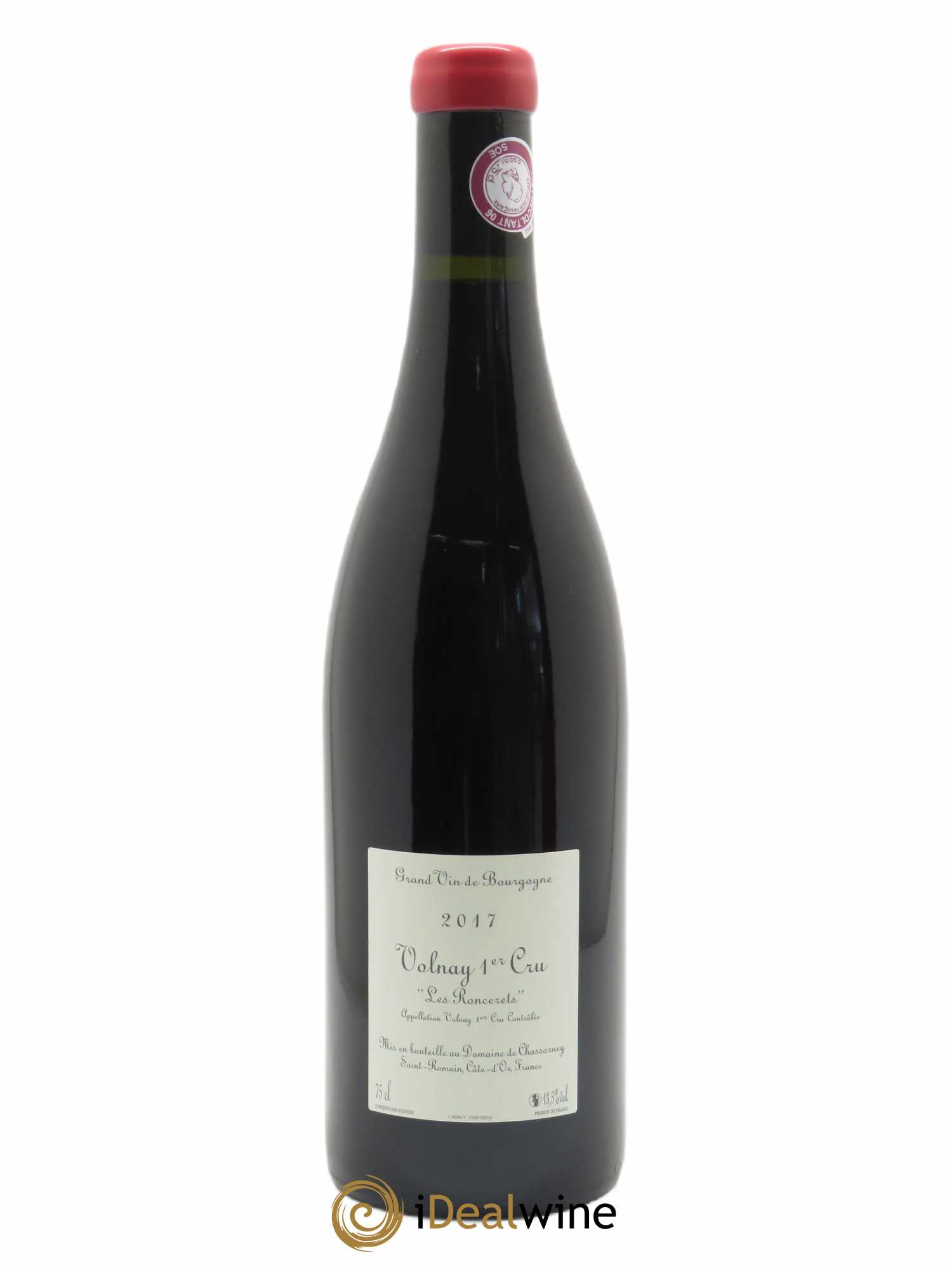 Volnay 1er Cru Les Roncerets Domaine de Chassorney 2017 - Lot of 1 bottle - 1