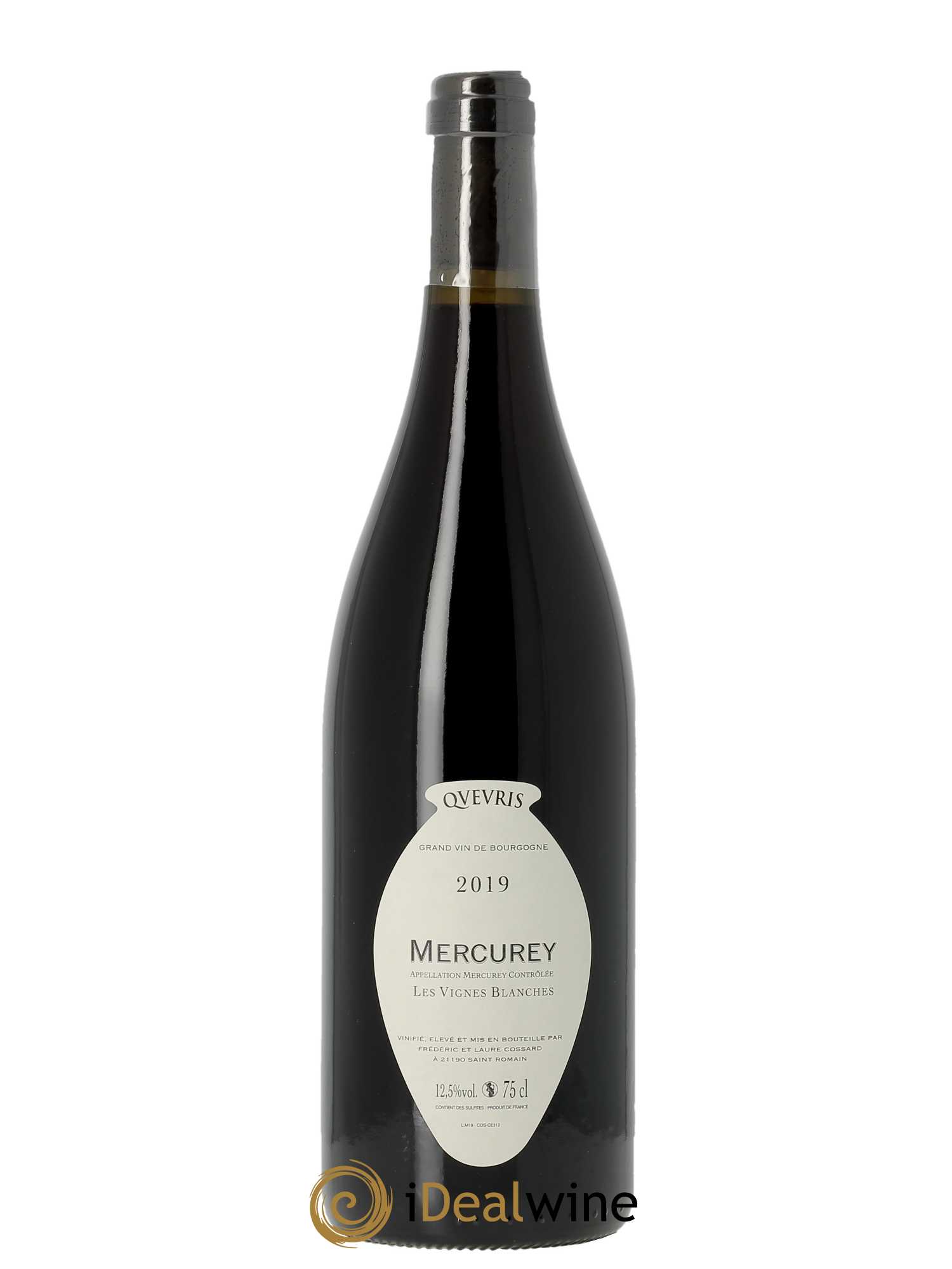 Mercurey Les Vignes Blanches Qvevris Domaine de Chassorney - Frédéric Cossard 2019 - Lot of 1 bottle - 1