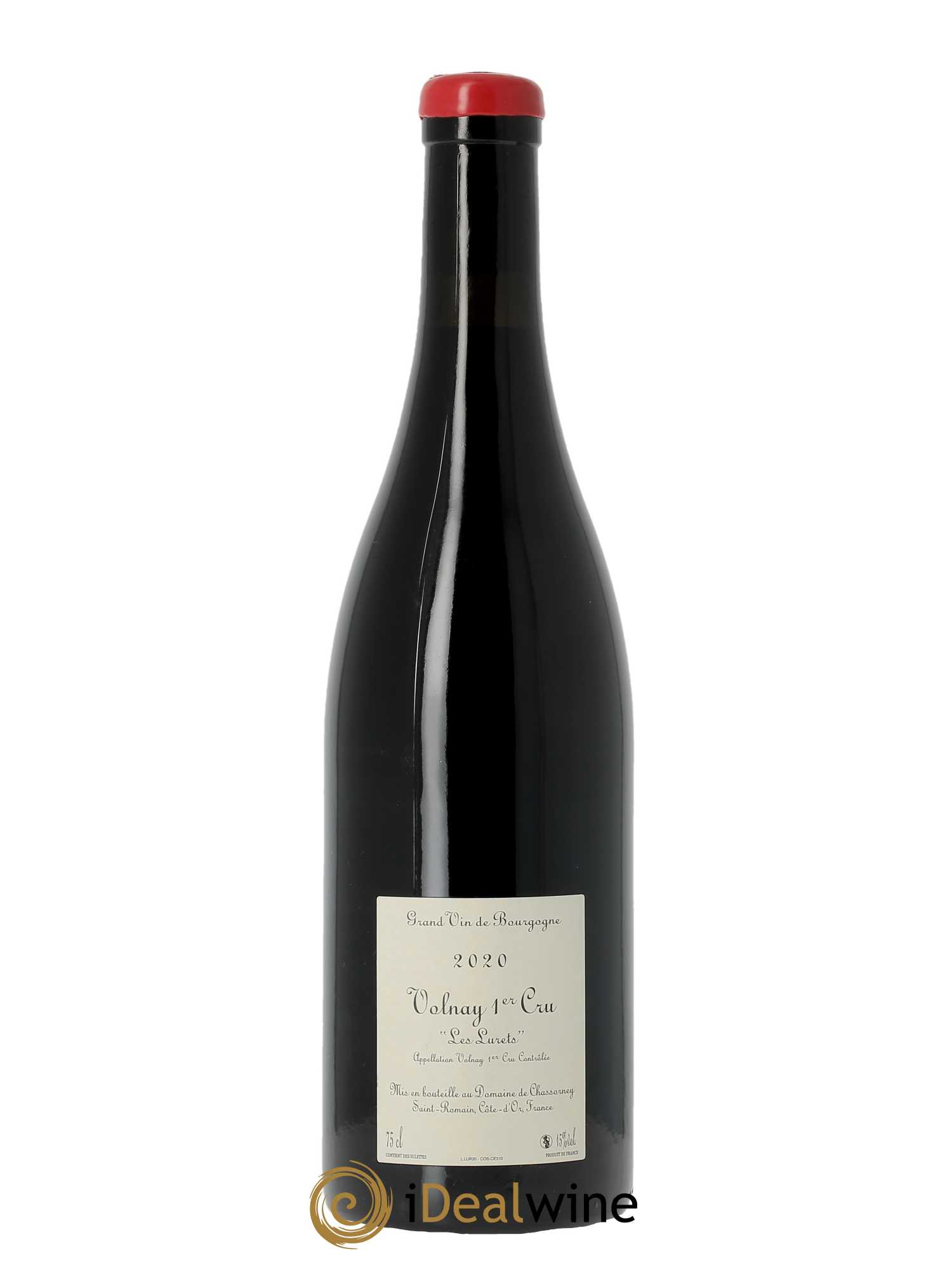 Volnay 1er Cru Les Lurets Domaine de Chassorney - Frédéric Cossard 2020 - Lot de 1 bouteille - 1