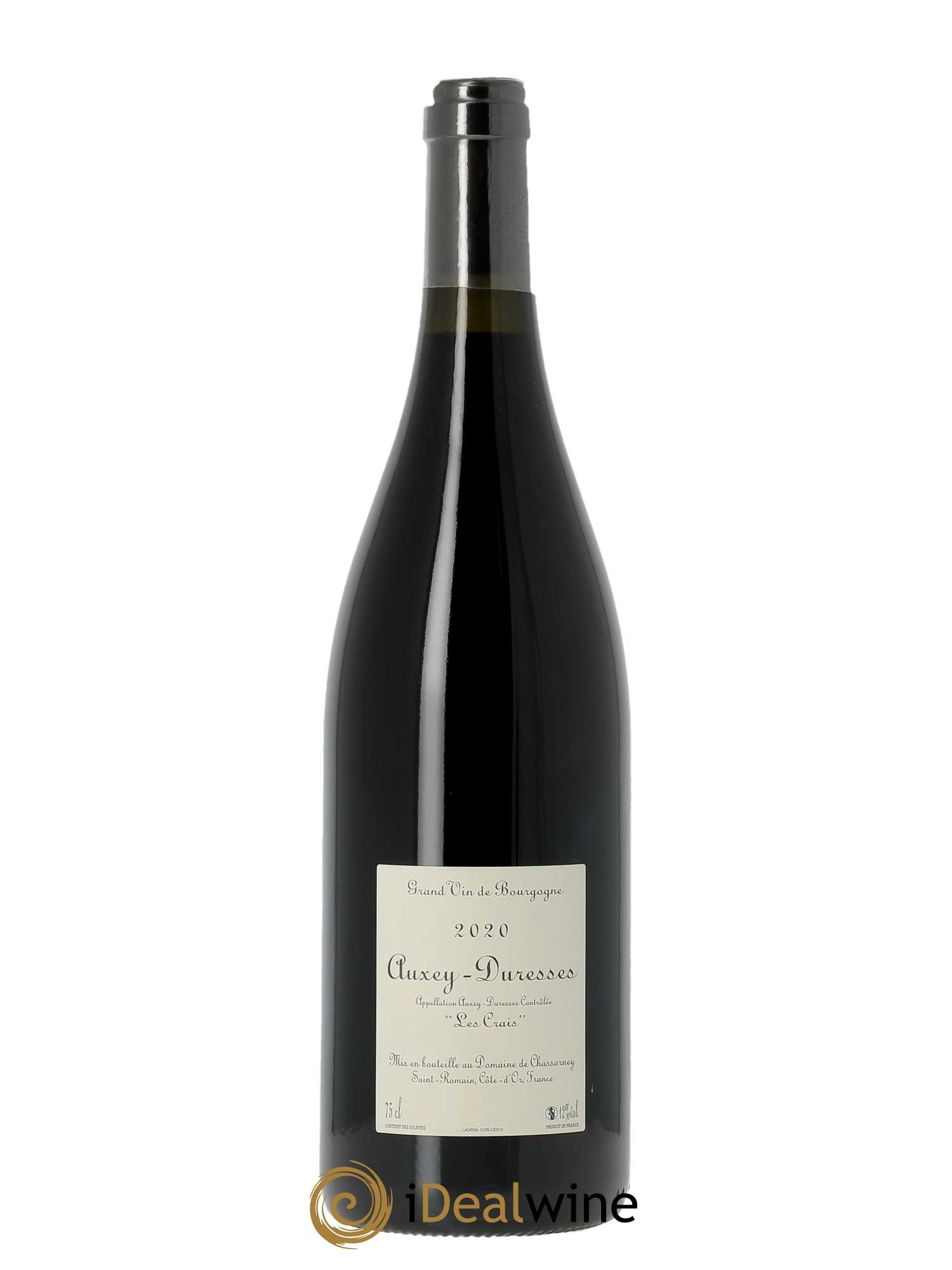 Auxey-Duresses Les Crais Domaine de Chassorney - Frédéric Cossard 2020 - Lot de 1 bouteille - 1