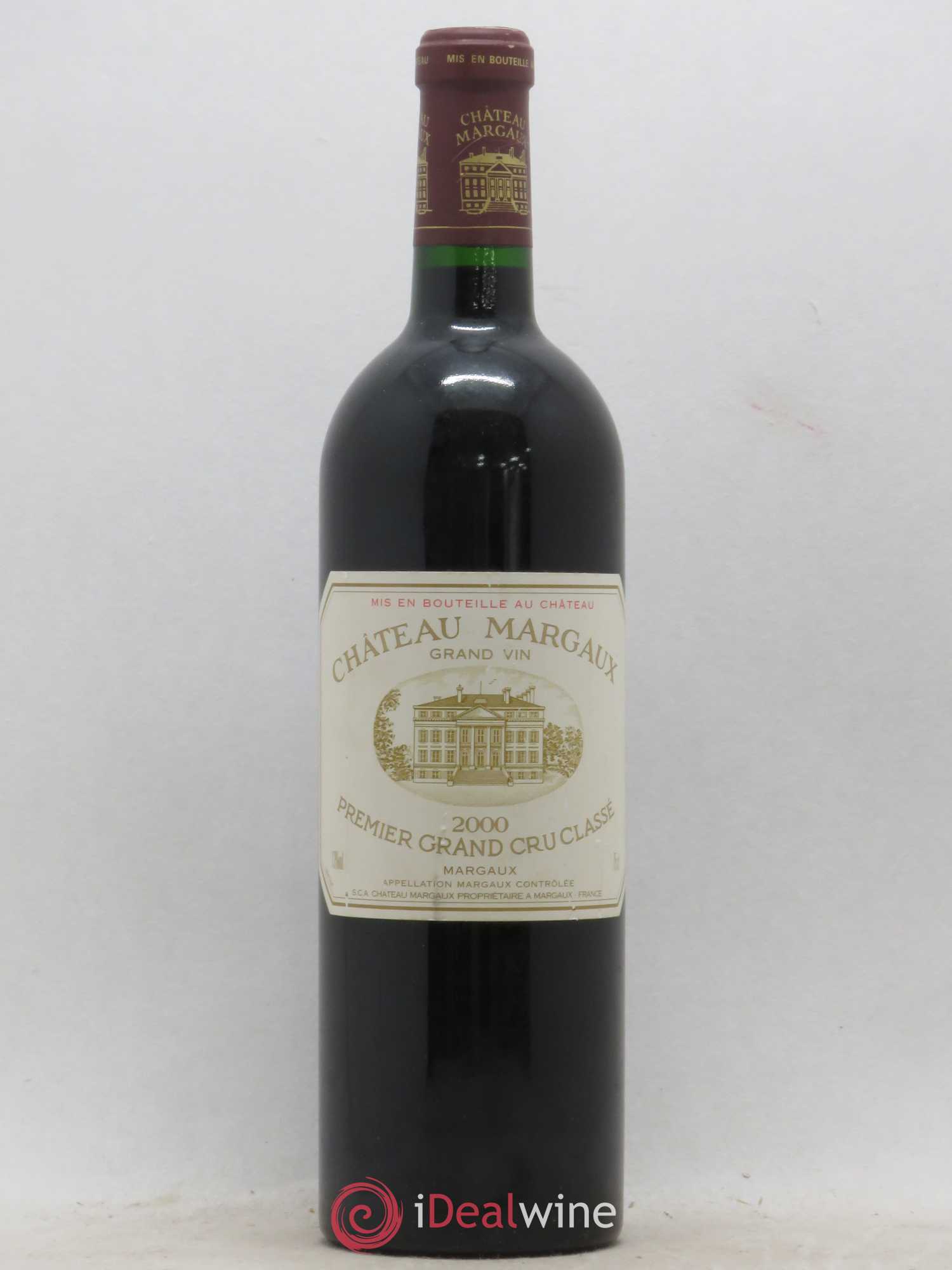 Château Margaux 1er Grand Cru Classé 2000 - Lot de 1 bouteille - 0