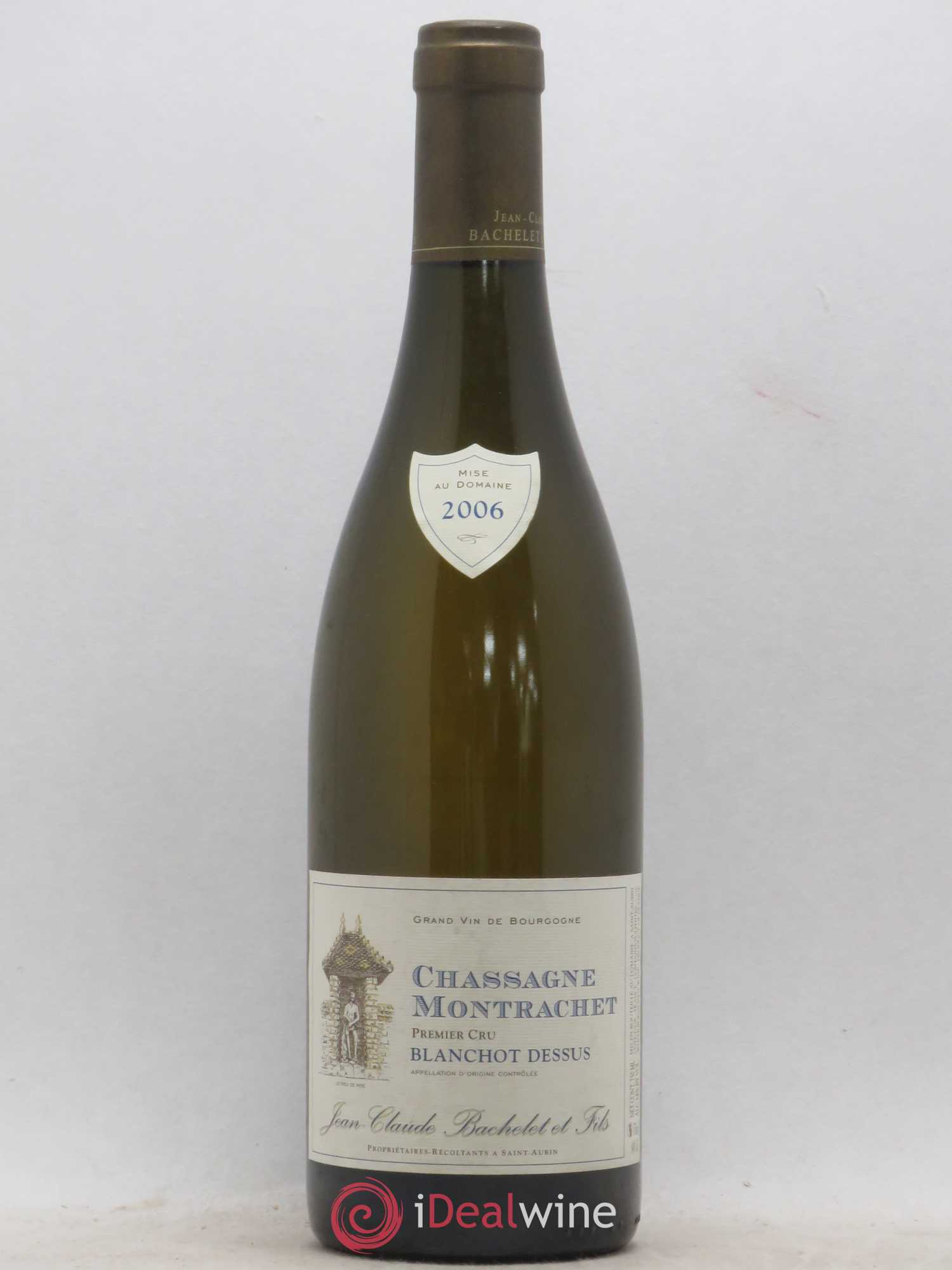 Chassagne-Montrachet 1er Cru Blanchot Dessus Jean-Claude Bachelet (Domaine) 2006 - Lot de 1 bouteille - 0