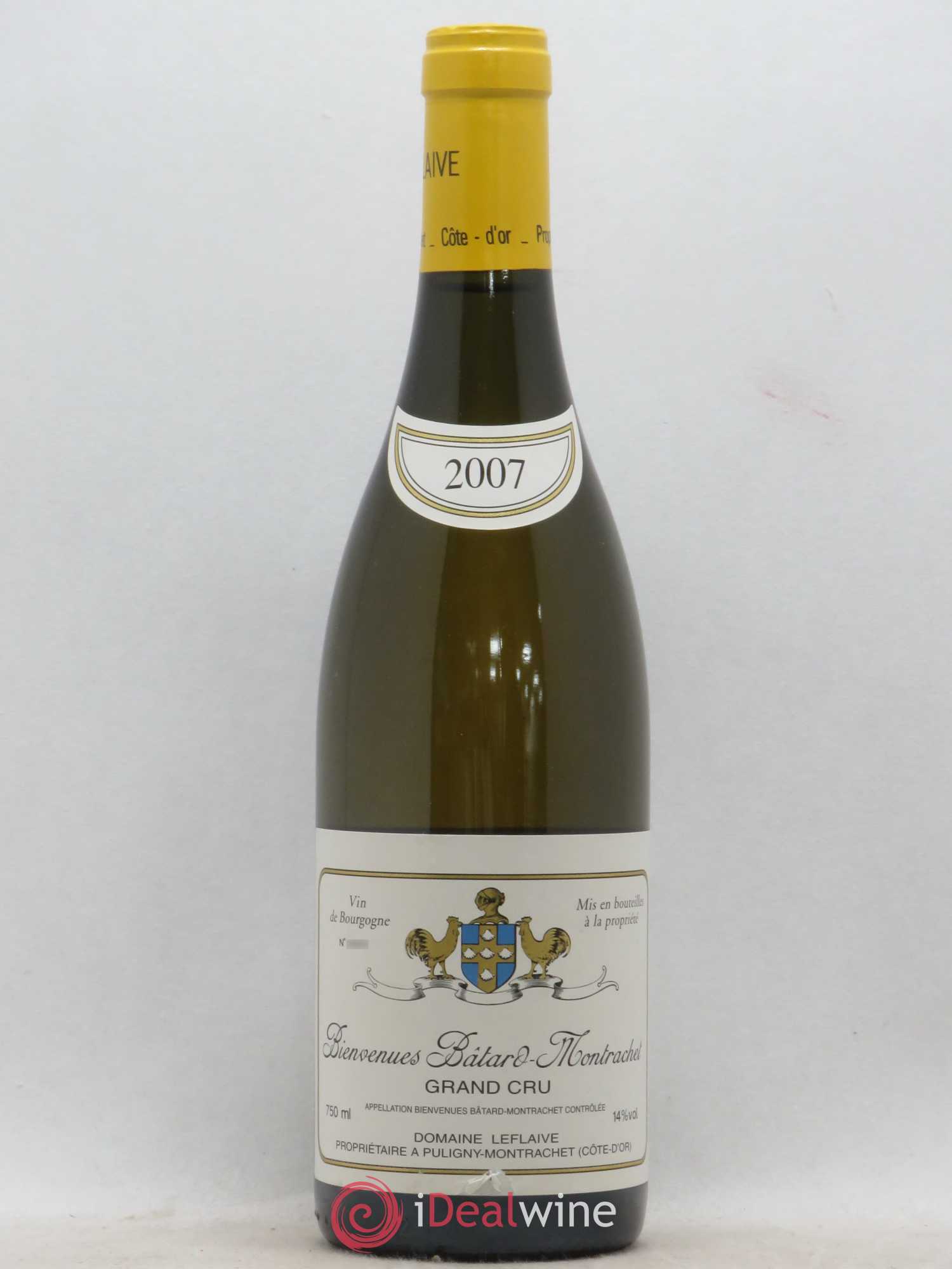 Bienvenues-Bâtard-Montrachet Grand Cru Leflaive (Domaine) (sans prix de réserve) 2007 - Lot de 1 bouteille - 0