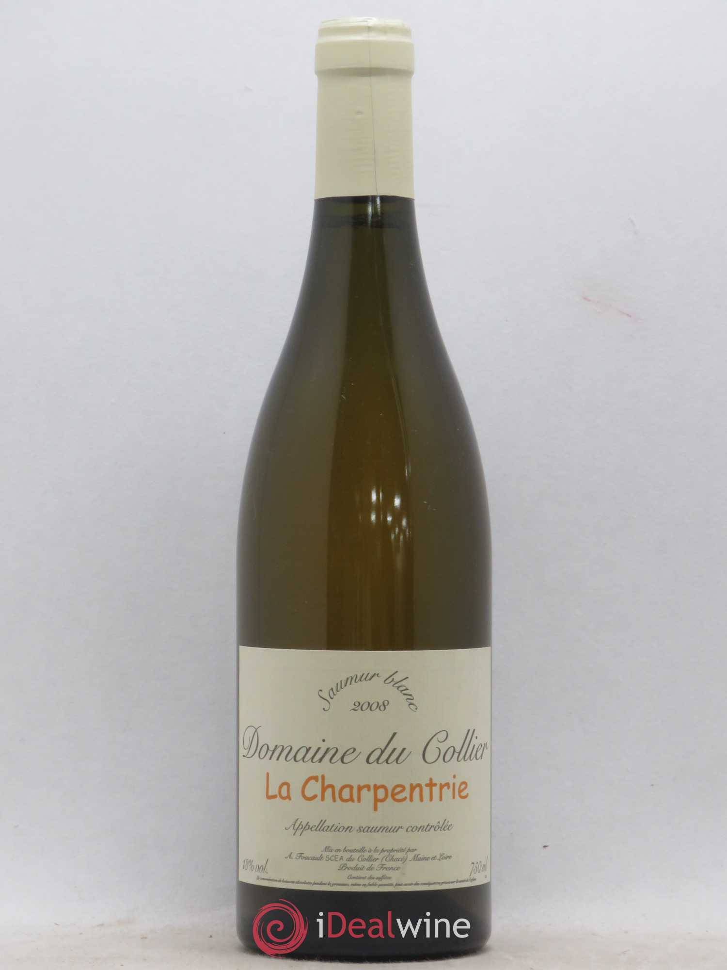 Saumur La Charpentrie Domaine du Collier 2008 - Posten von 1 Flasche - 0