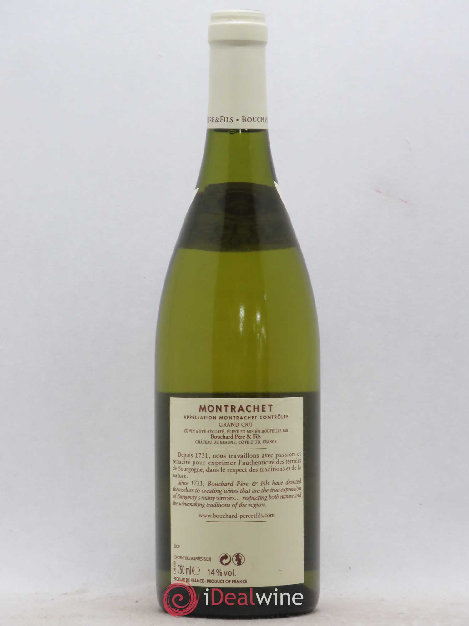 Montrachet Grand Cru Bouchard Père & Fils 2009 - Lot de 1 bouteille - 1