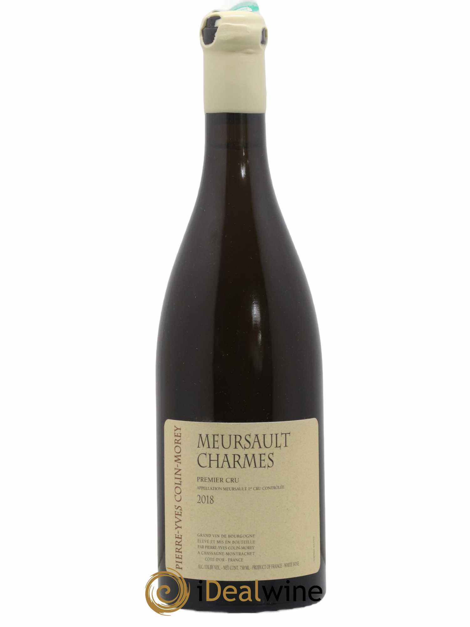 Meursault 1er Cru Charmes Pierre-Yves Colin Morey 2018 - Lot de 1 bouteille - 0