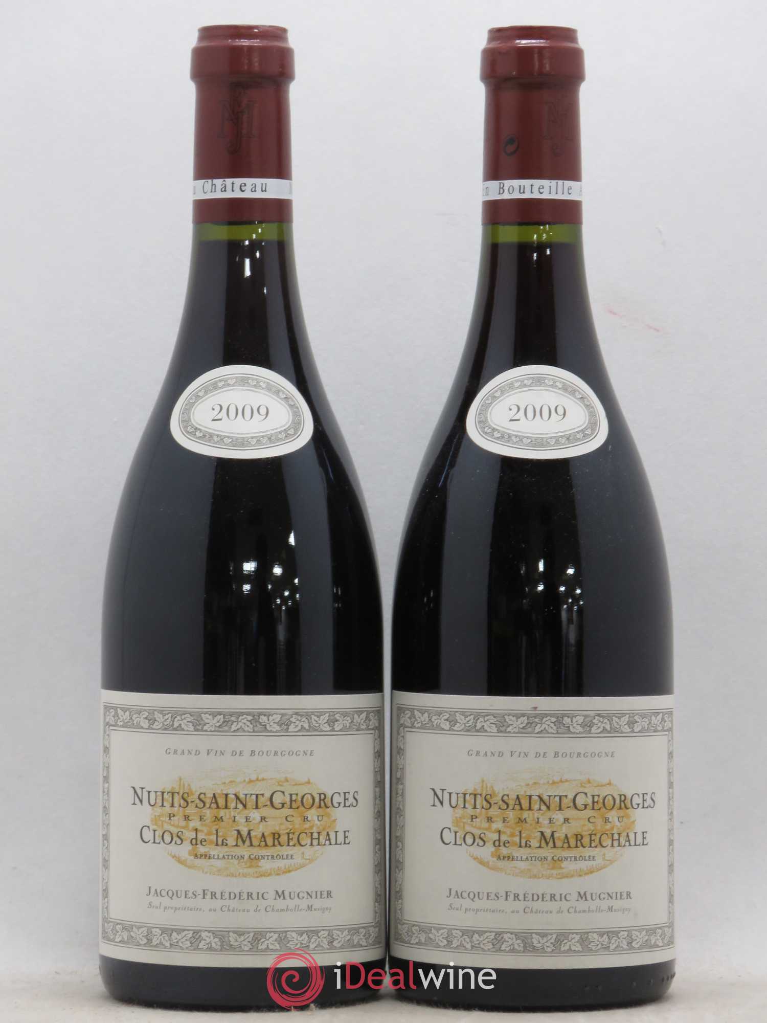 Nuits-Saint-Georges 1er Cru Clos de La Maréchale Jacques-Frédéric Mugnier 2009 - Lot de 2 bouteilles - 0
